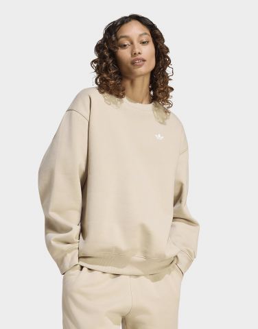 adidas Essentials Crew Long Fleece Os Sweatshirt