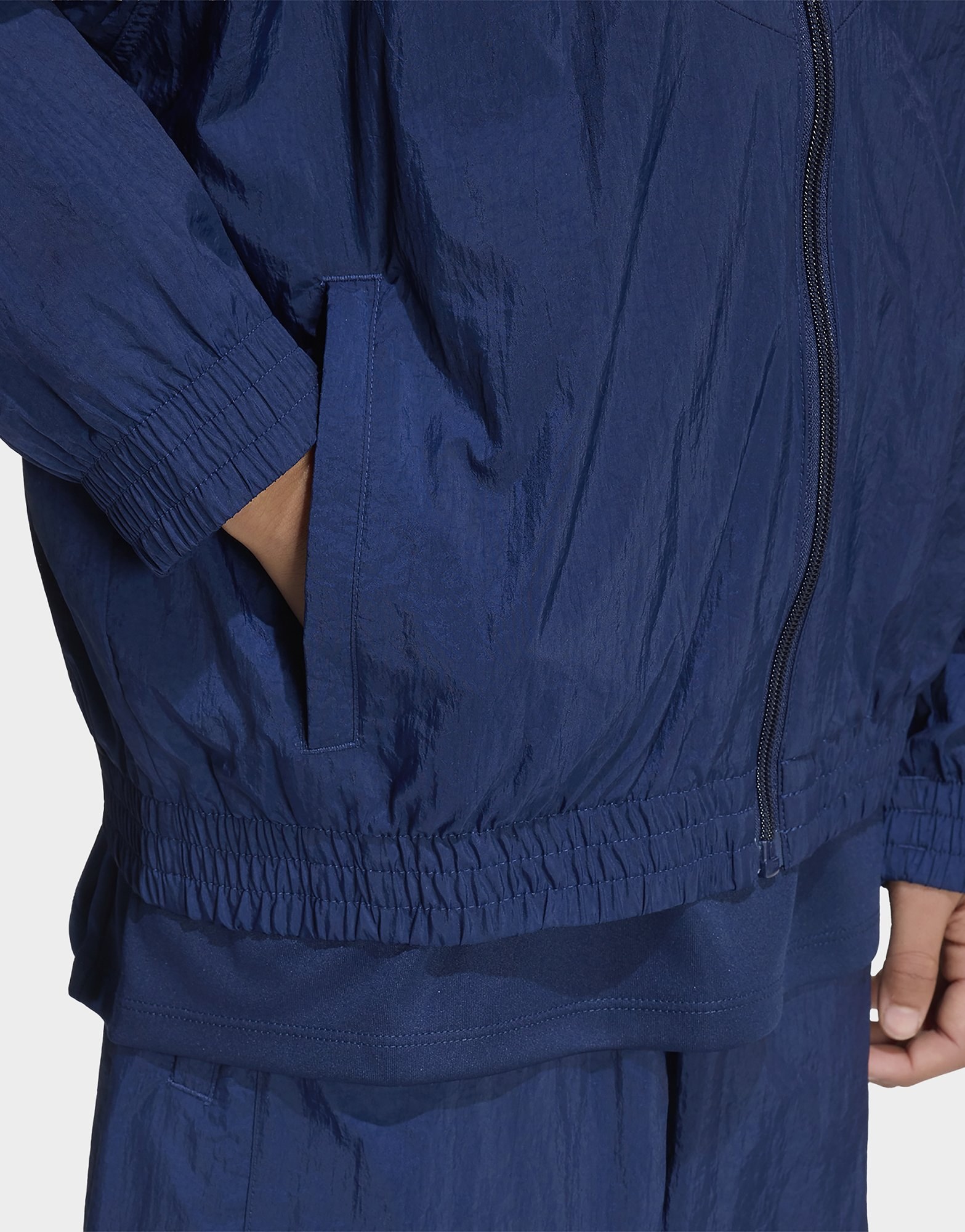 adidas OVERSIZED BLOCKED WOVEN TRACK TOP