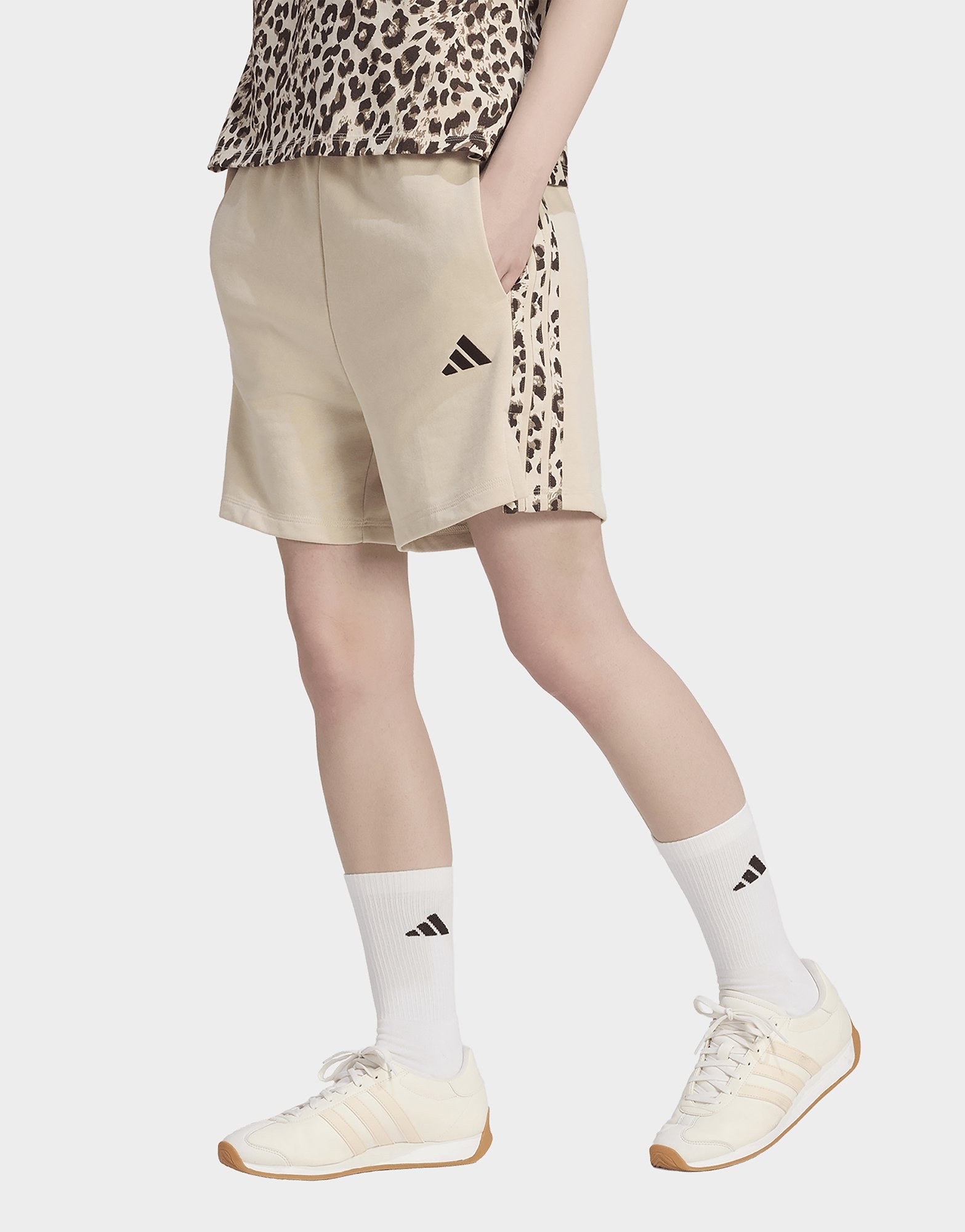 adidas Seasonal Essentials 3-streifen Shorts, Animalprint
