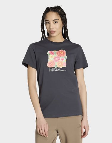 adidas Locker Geschnittenes Floral Grafik T-shirt 2