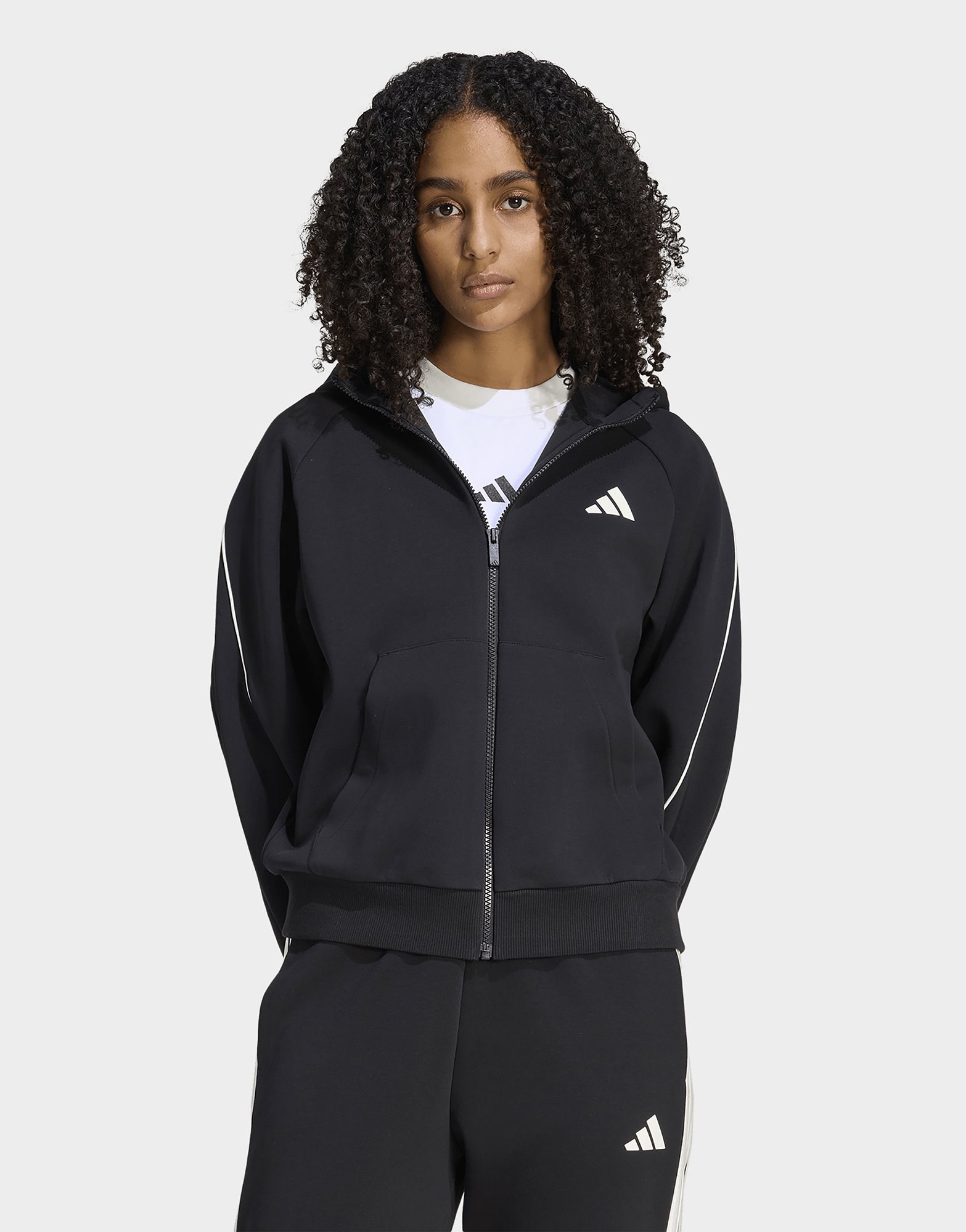 adidas Stadium Small Logo Kapuzenjacke