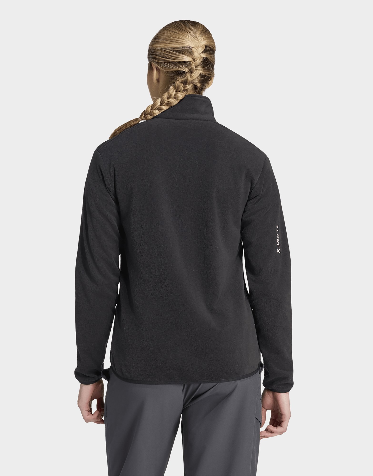 adidas Terrex Multi Essentials Fleecejacke, Durchgehender Reißverschluss