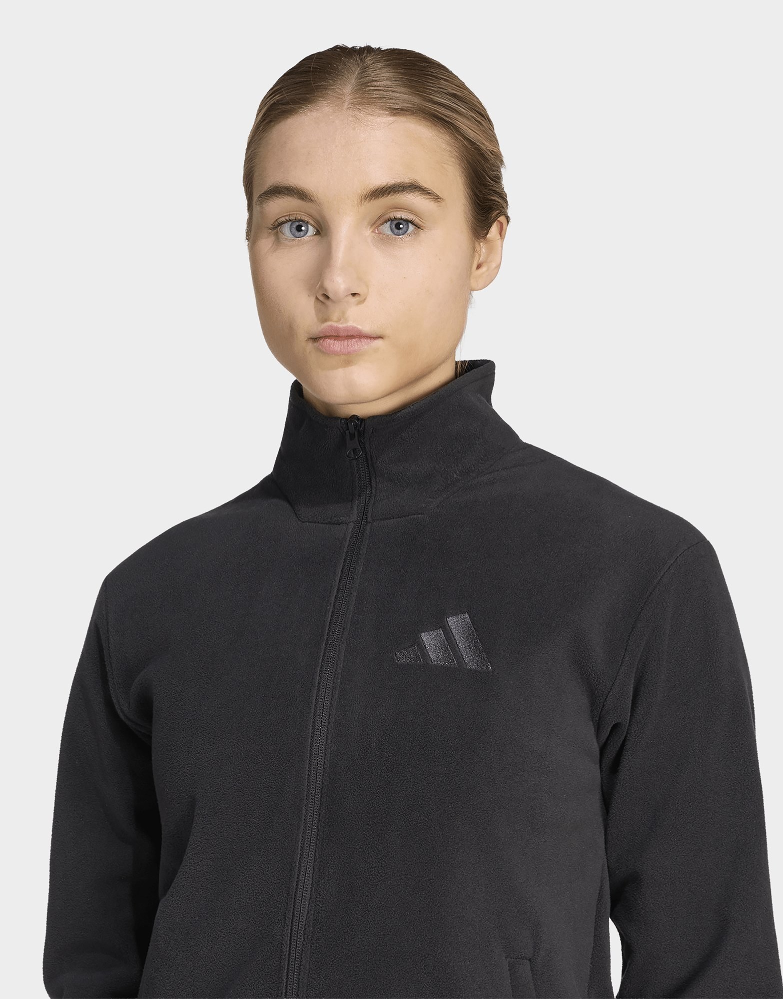 adidas Terrex Multi Essentials Fleecejacke, Durchgehender Reißverschluss