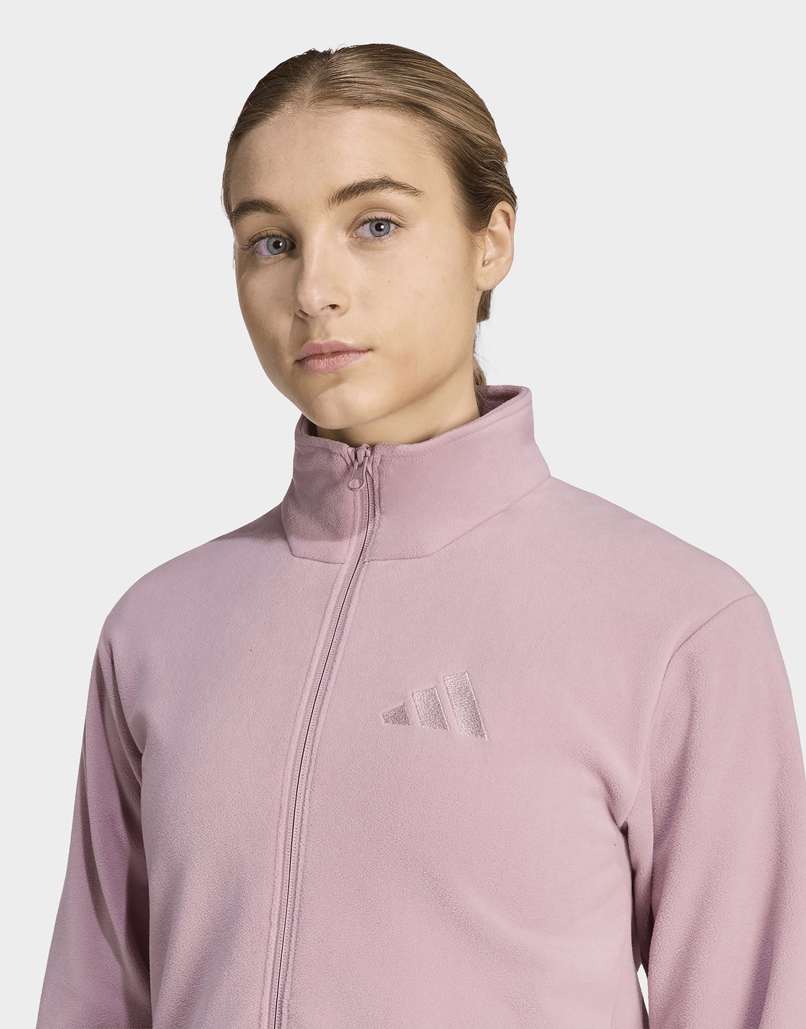 adidas Terrex Multi Essentials Fleecejacke, Durchgehender Reißverschluss