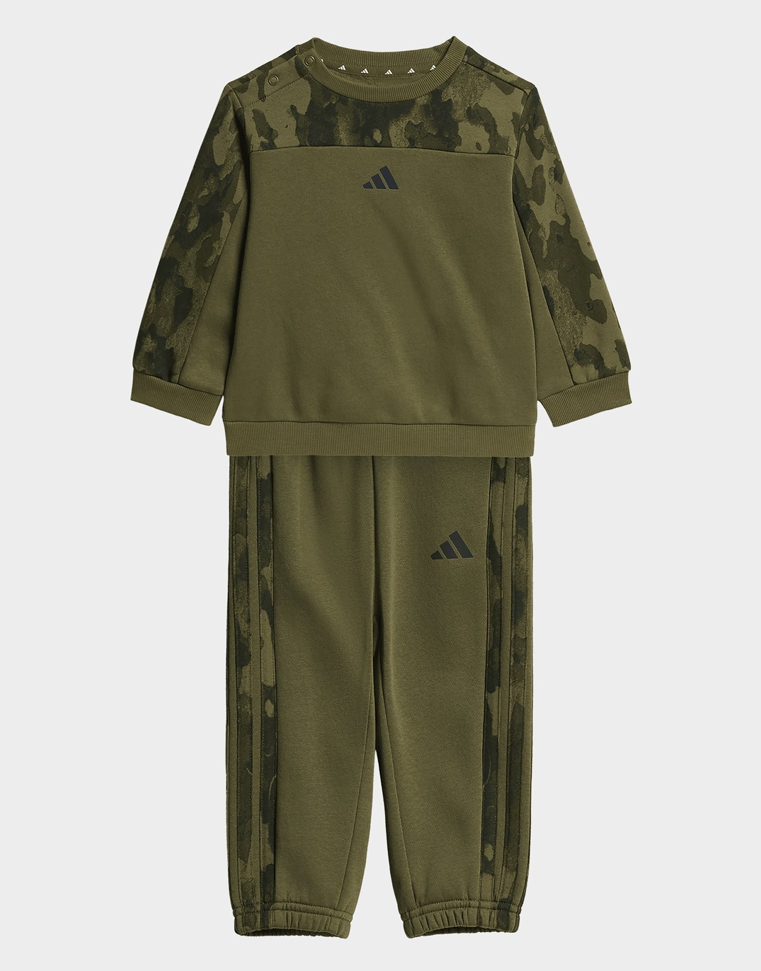 adidas Seasonal Essentials Camo Kids Jogginganzug, Fleece