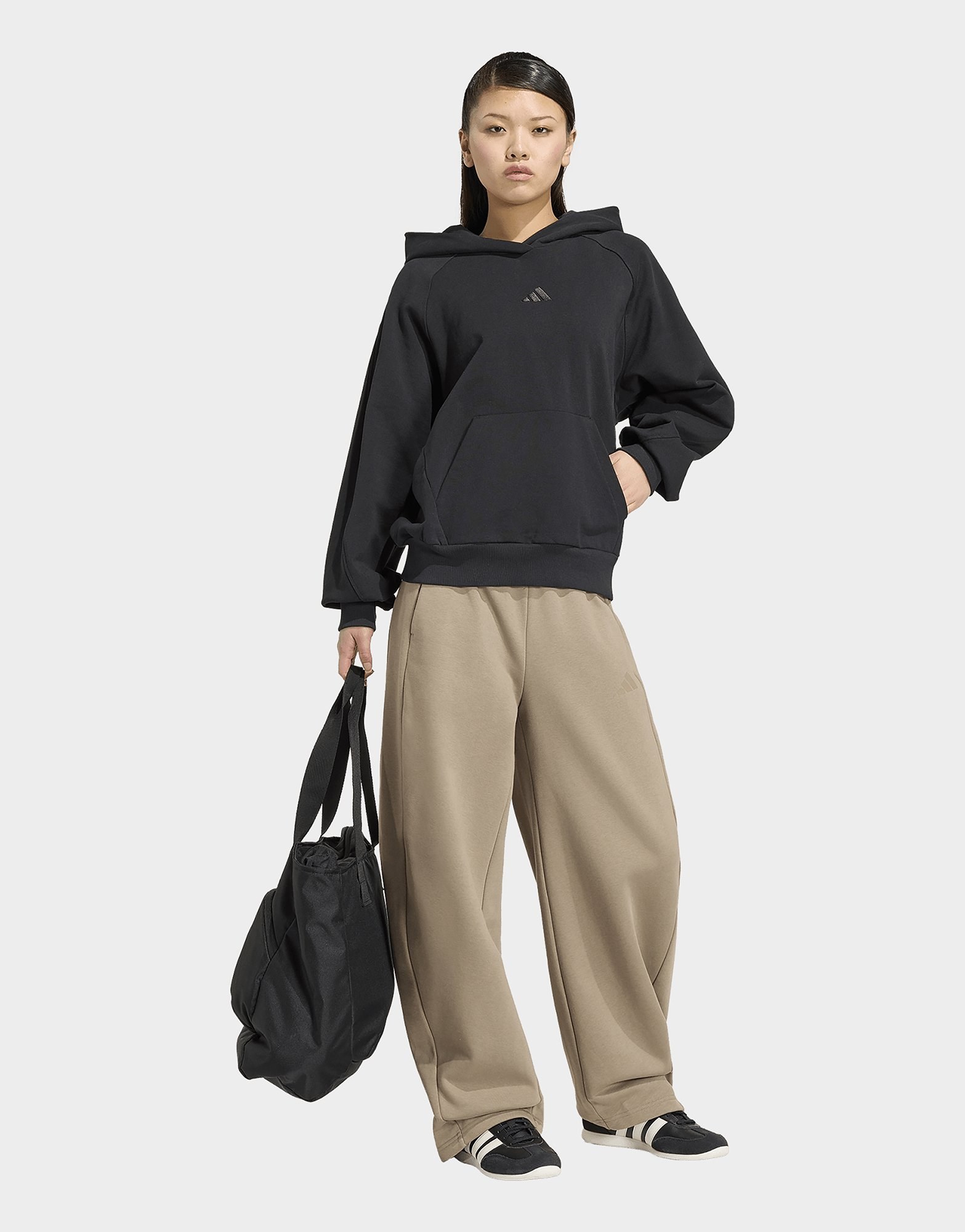 adidas Essentials Contemporary Fleece Hose Mit Barrel-bein