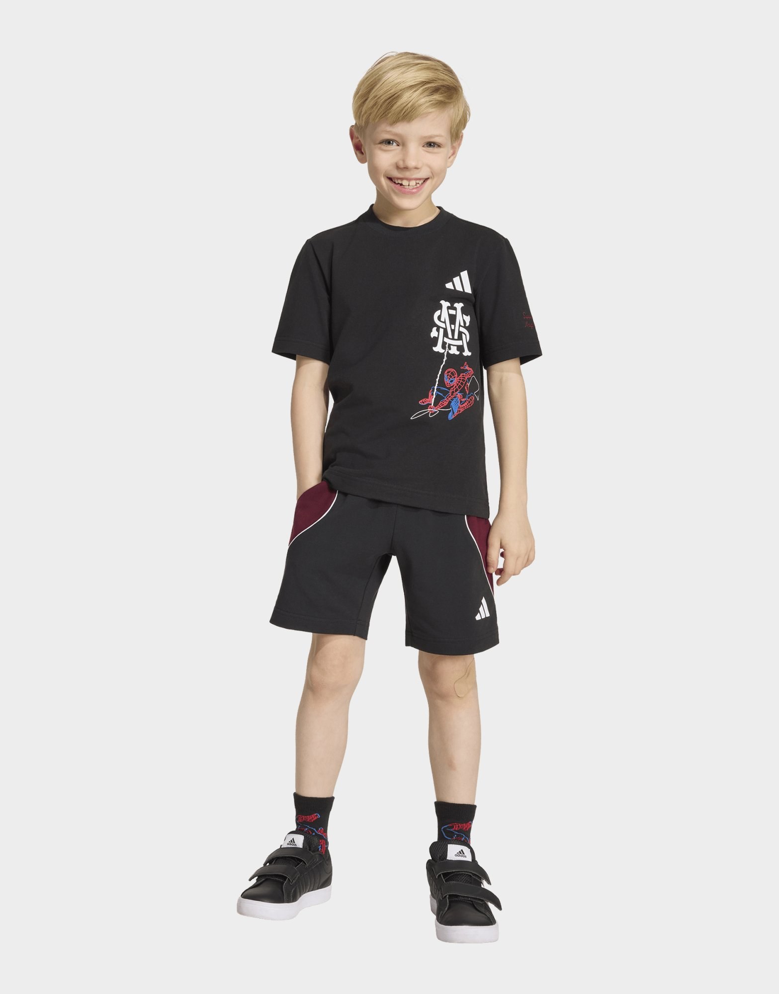 adidas Marvel Spider-man Set, T-shirt Und Shorts