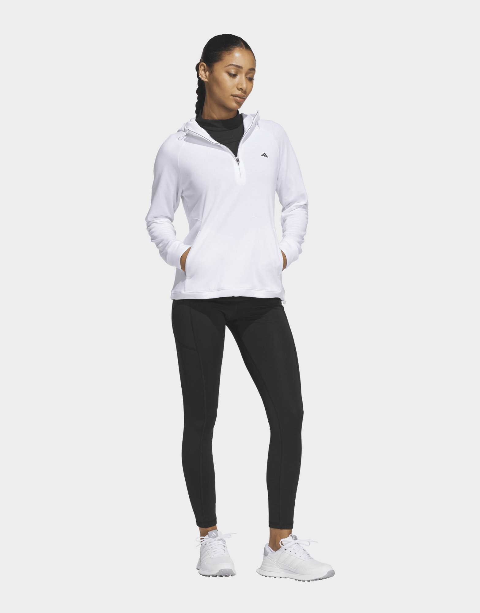 adidas Ultimate365+ Course Control Hybrid Quarter-zip Kapuzenjacke