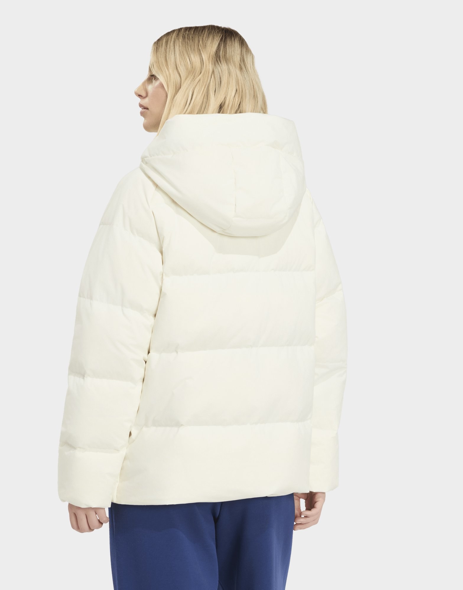adidas Helionic Puffer Daunenjacke, Kapuze