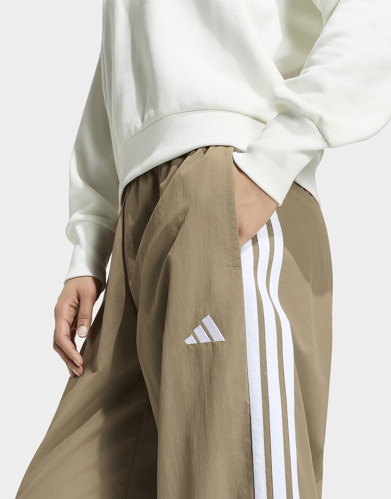 adidas Iconic Bungees-Trainingshose, gewebt, weites Bein
