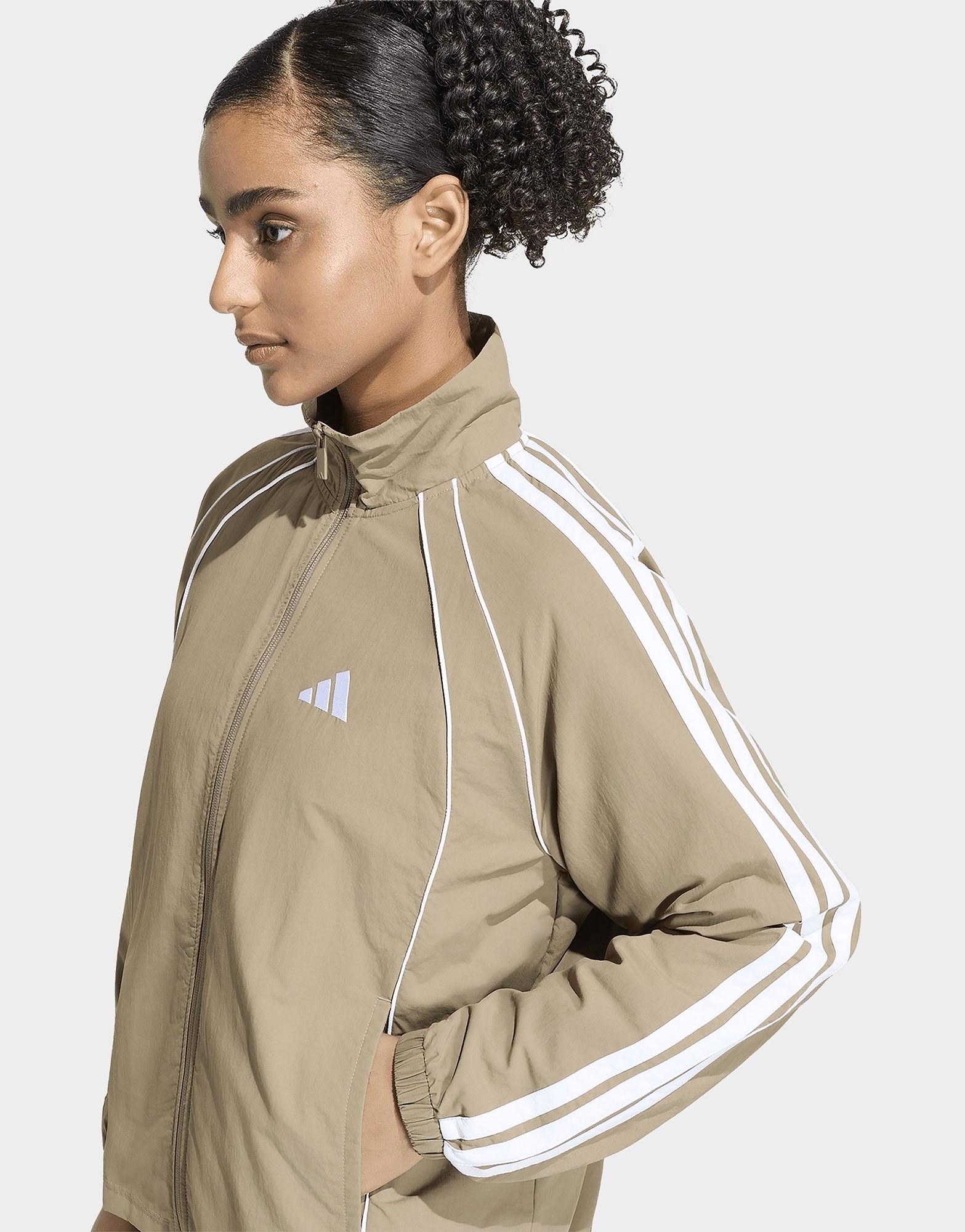 adidas Iconic Trainingsjacke, Gewebt, 3-streifen