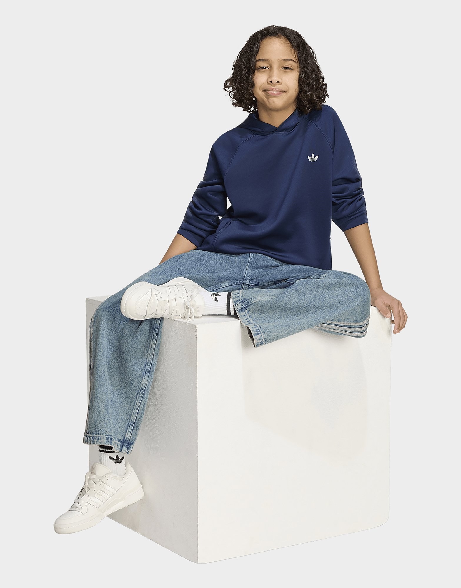 adidas HOODIE AUS SPACER-MATERIAL, REGULÄR GESCHNITTEN