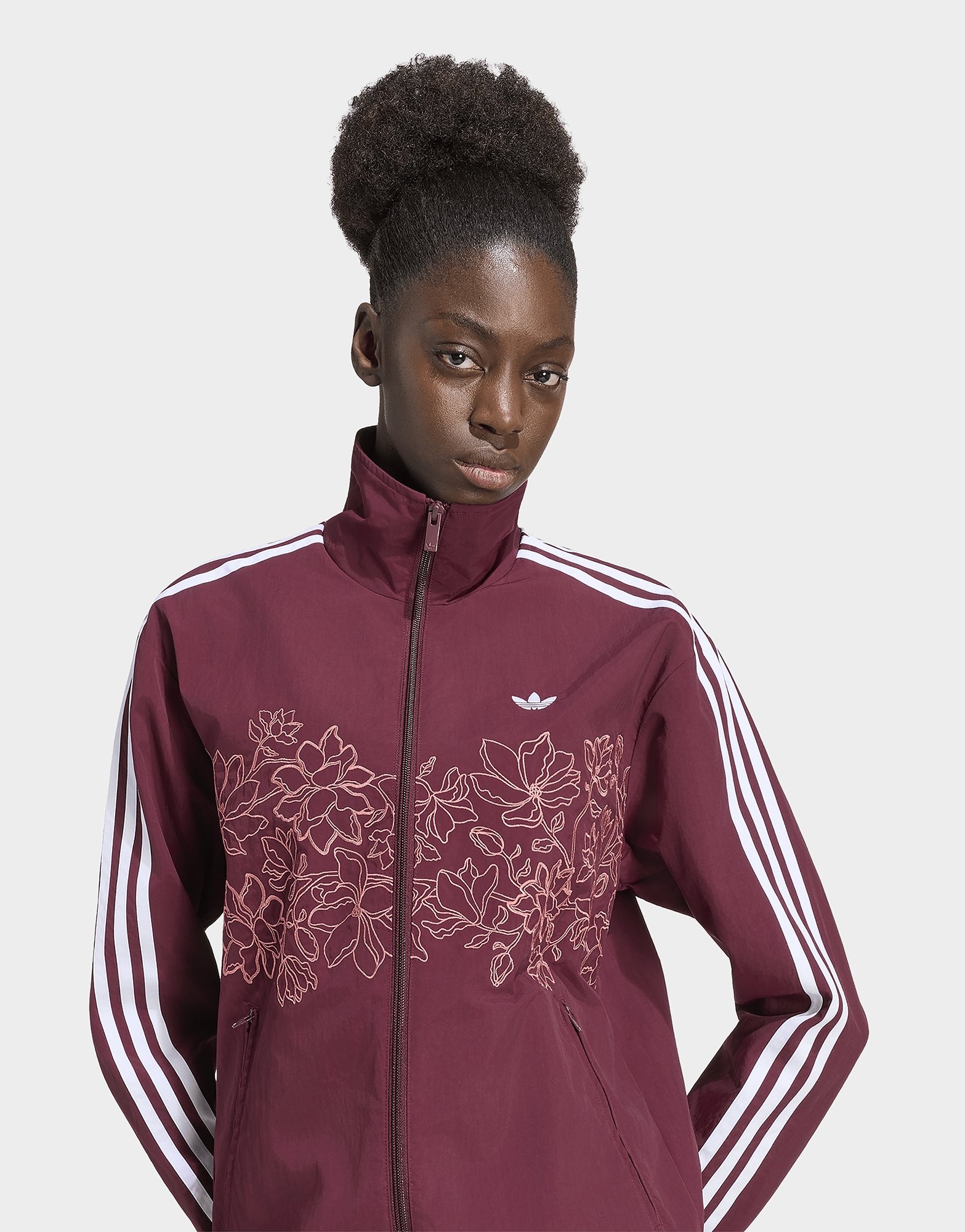 adidas Floral Gfx Firebird Loose Originals Jacke
