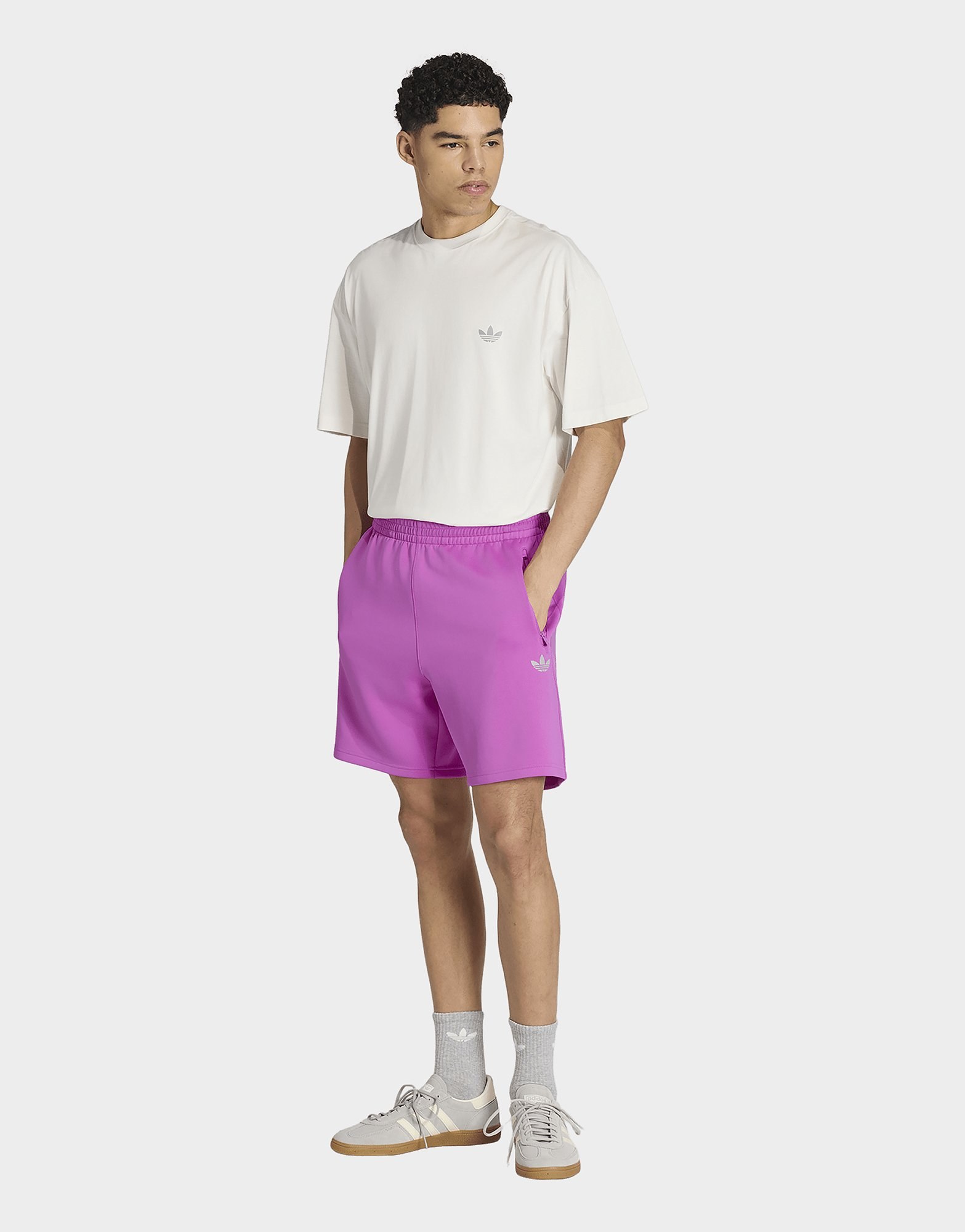 adidas TREFOIL ESSENTIALS SPACER T-SHIRT, LOCKER GESCHNITTEN