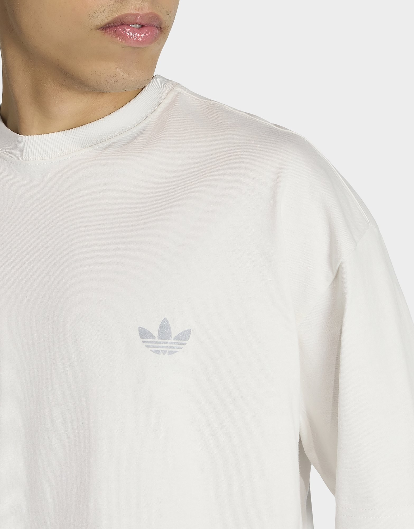 adidas TREFOIL ESSENTIALS SPACER T-SHIRT, LOCKER GESCHNITTEN