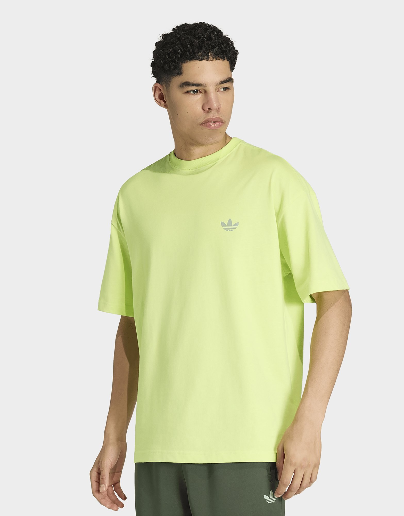 adidas TREFOIL ESSENTIALS SPACER T-SHIRT, LOCKER GESCHNITTEN