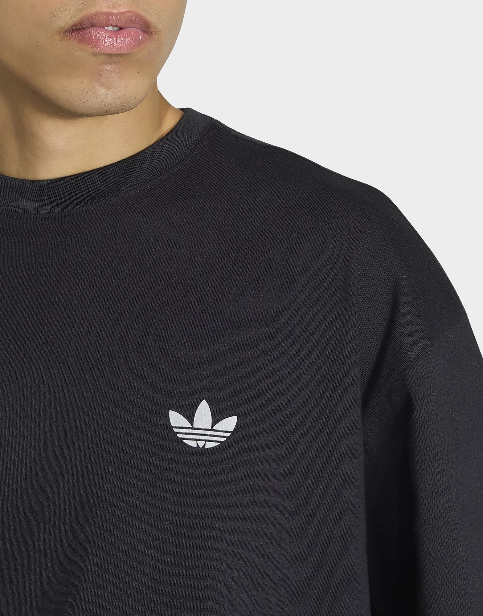 adidas TREFOIL ESSENTIALS SPACER T-SHIRT, LOCKER GESCHNITTEN