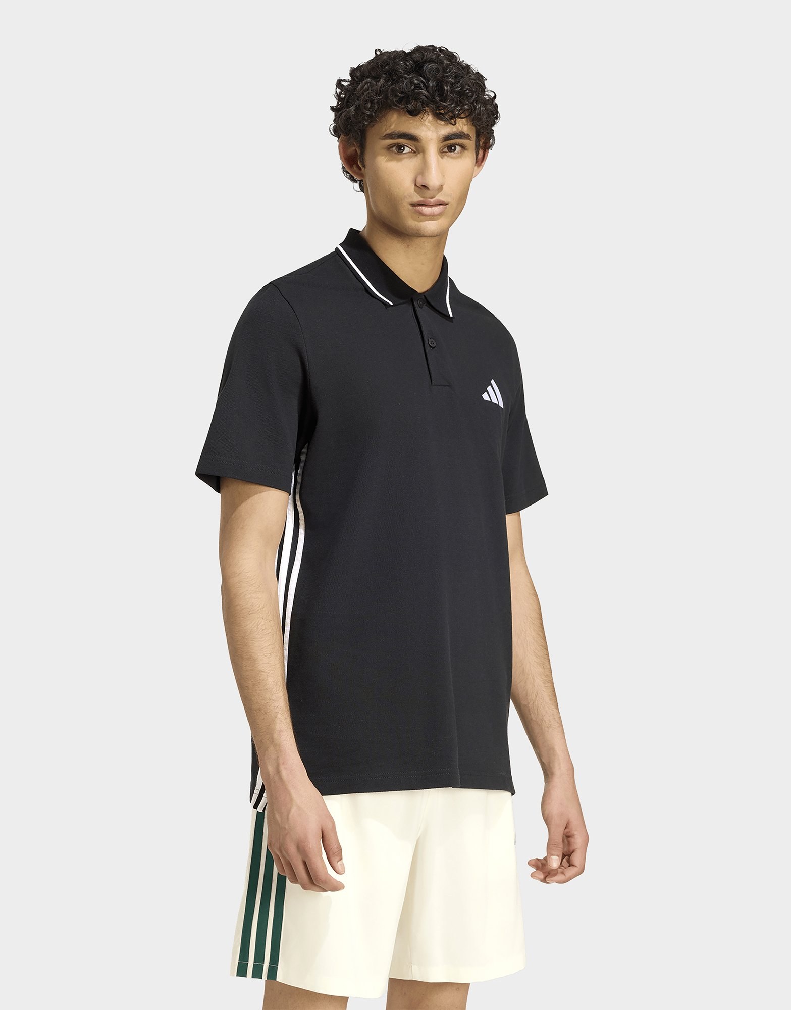 adidas Essentials 3-streifen Pikee-poloshirt