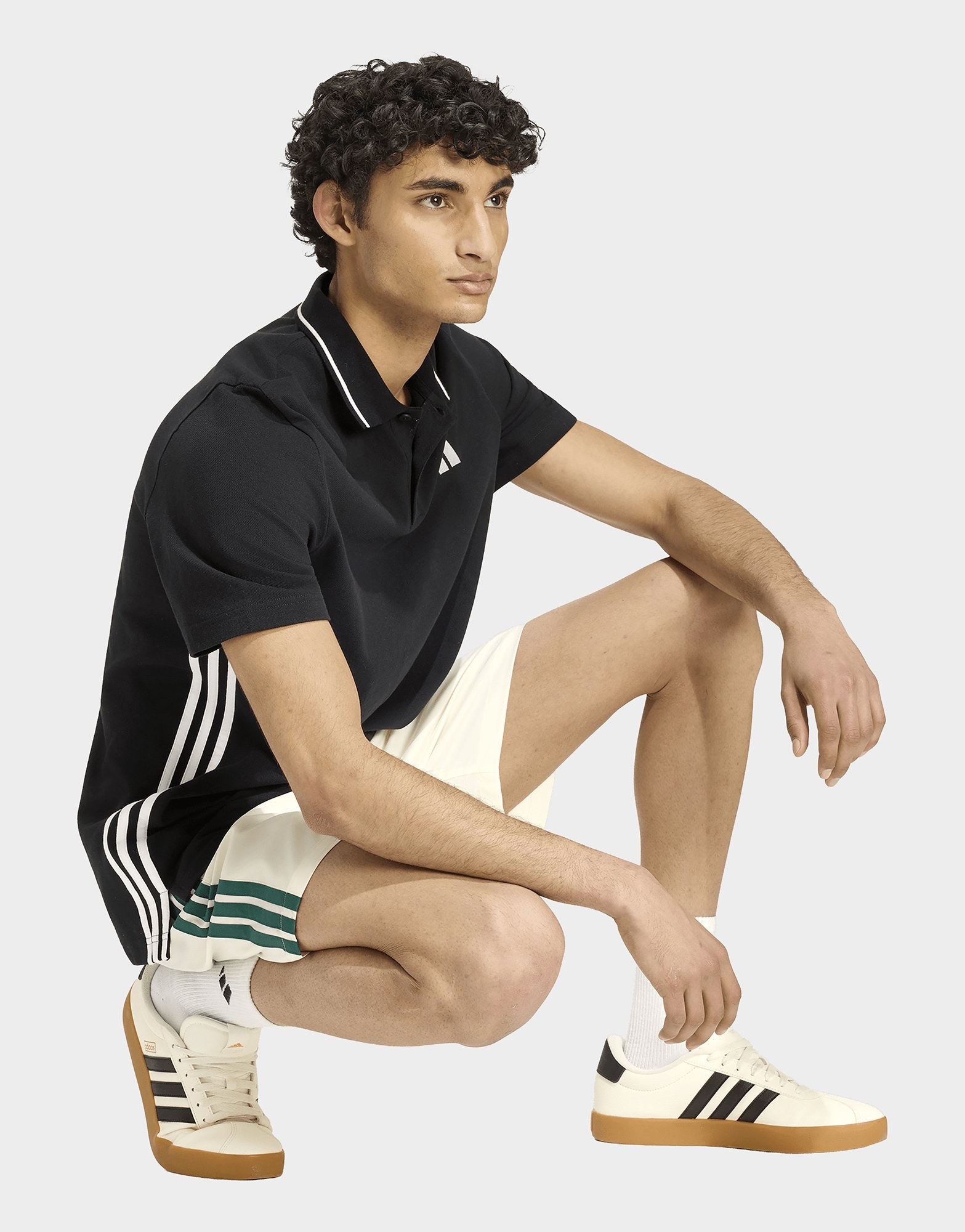 adidas Essentials 3-streifen Pikee-poloshirt