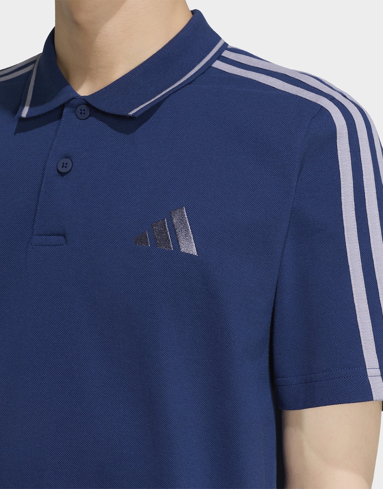 adidas Essentials 3-streifen Pikee-poloshirt