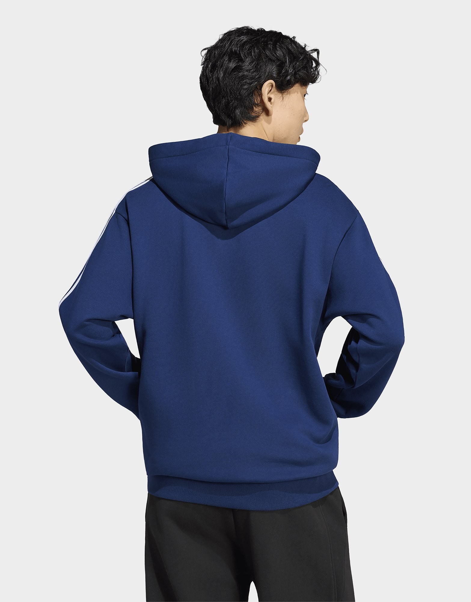 adidas Essentials 3-Streifen French Terry Kapuzenjacke