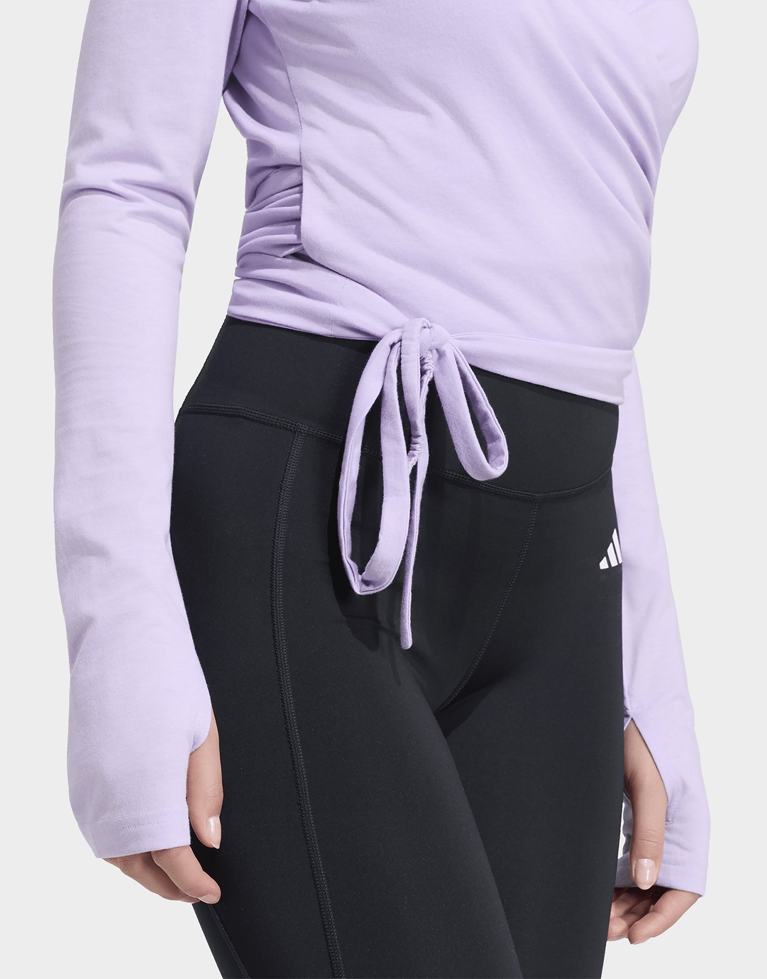adidas 3-streifen Studio Soft Ballett Wickeltop