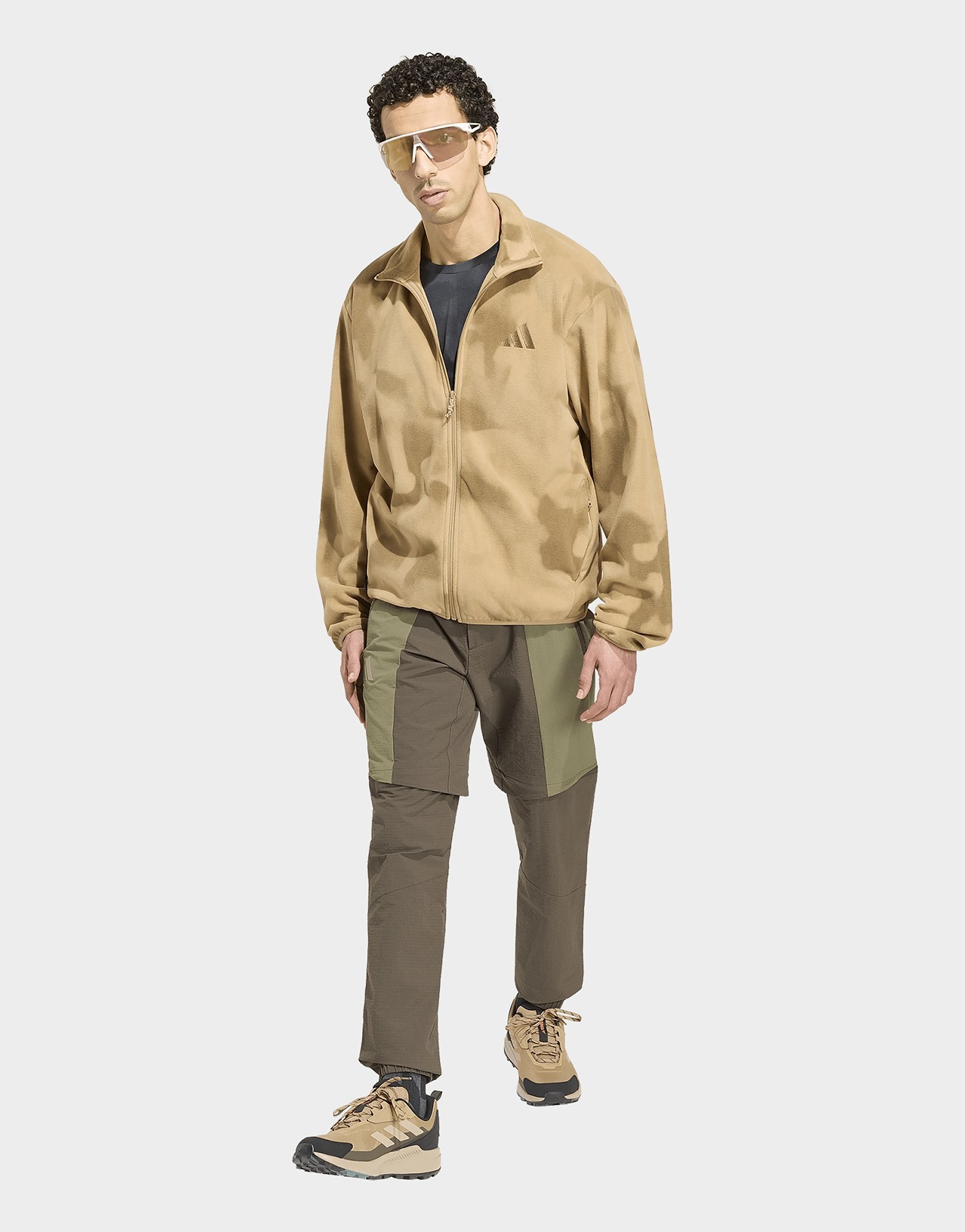 adidas Terrex Multi Climawarm Fleecejacke, Durchgehender Reißverschluss