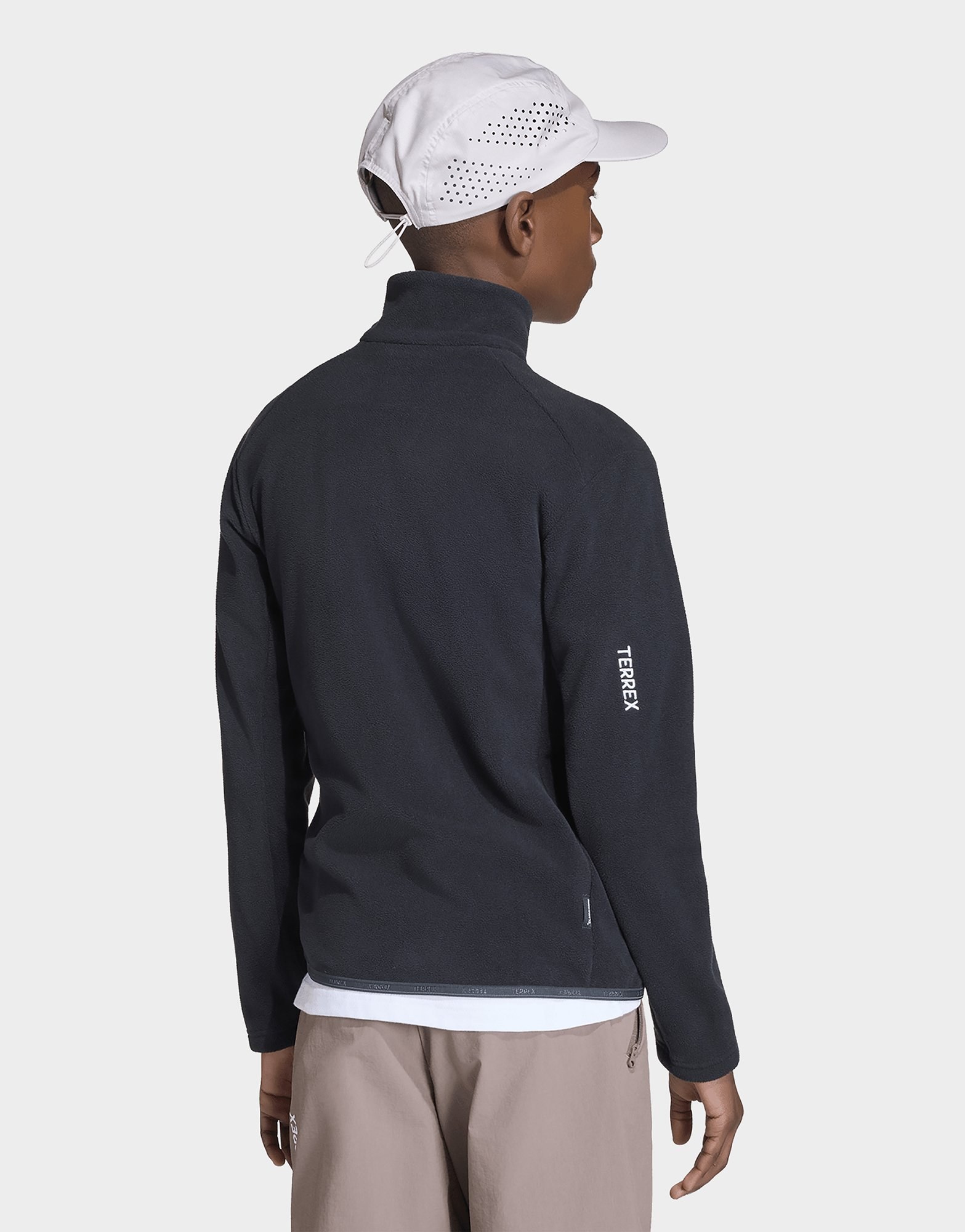 adidas Terrex Multi Climawarm Kids Fleece, Durchgehender Reißverschluss
