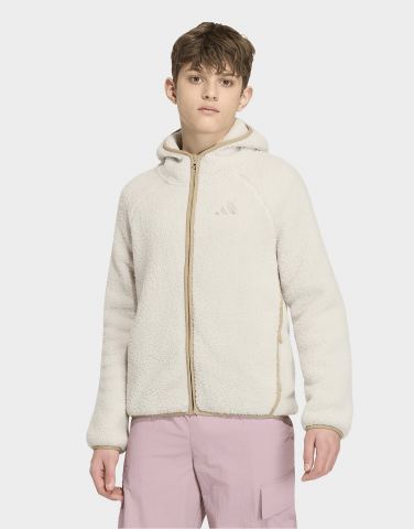 adidas Terrex Xploric Kids Fleecejacke, Kapuze, Durchgehender Reißverschluss