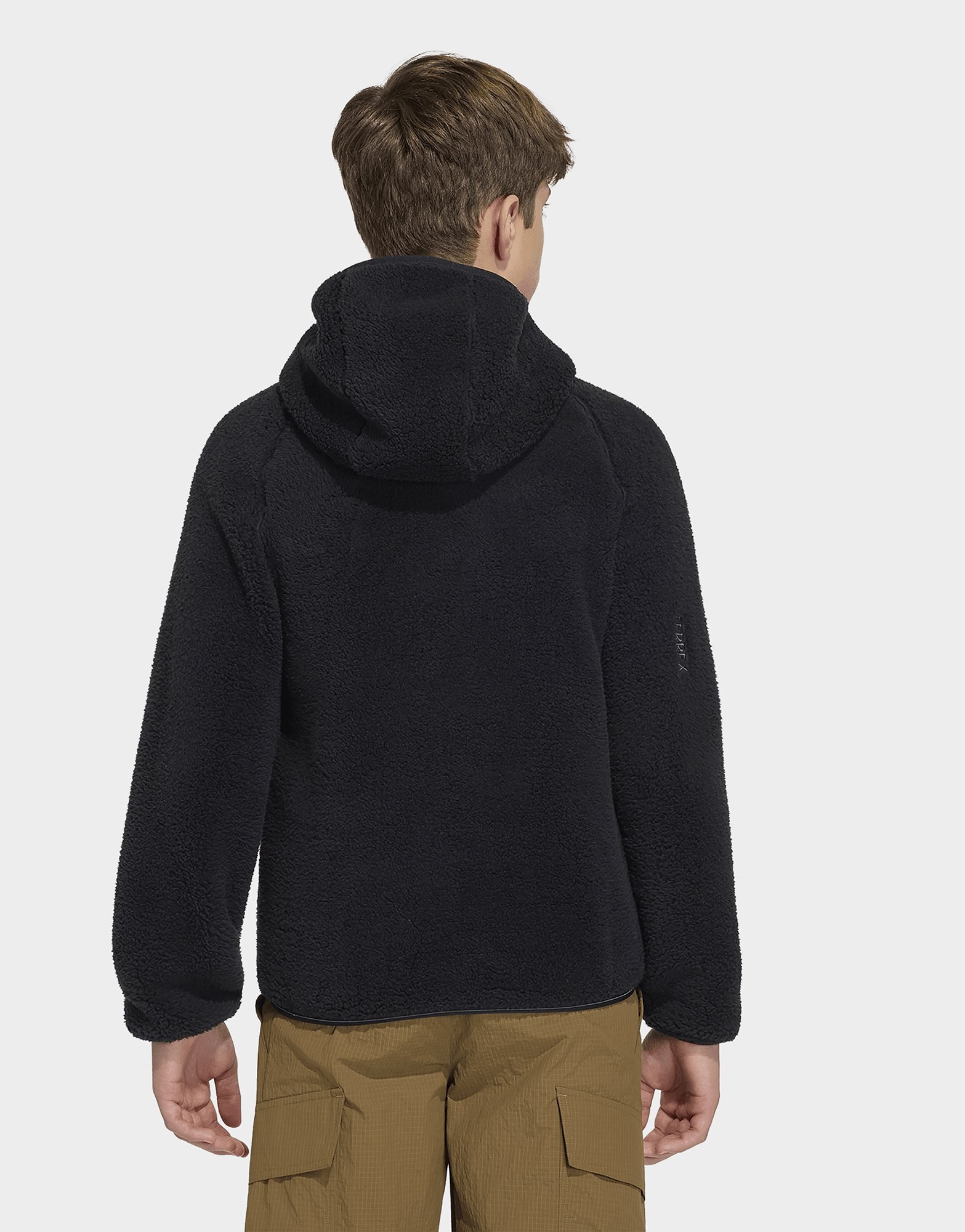 adidas Terrex Xploric Kids Fleecejacke, Kapuze, Durchgehender Reißverschluss