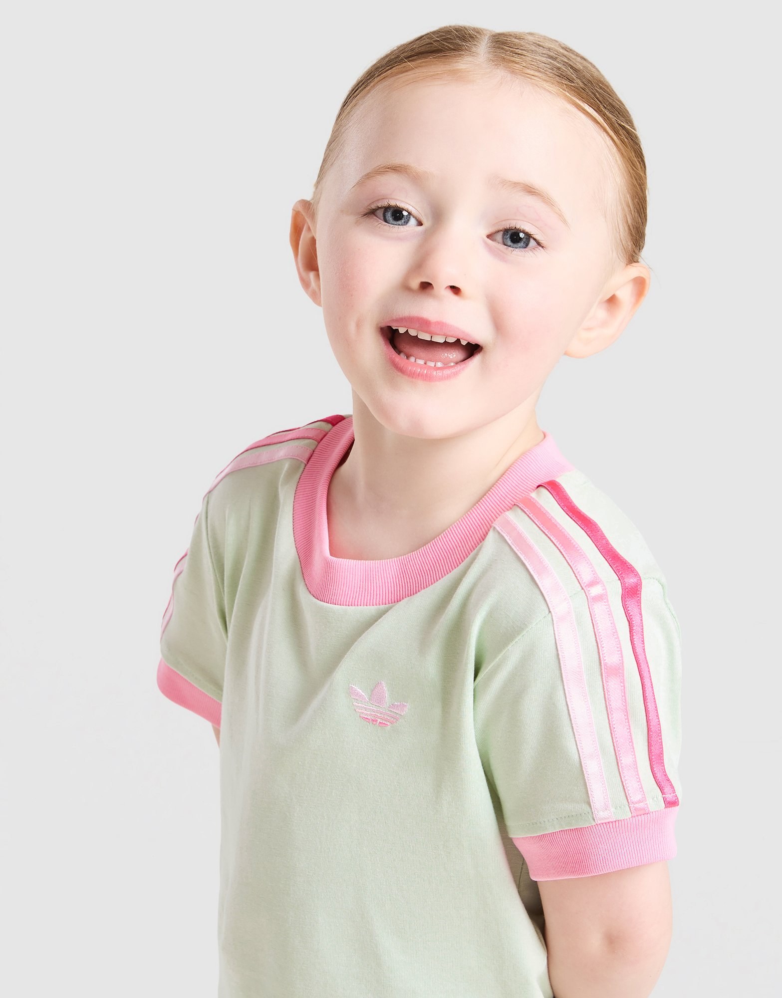adidas Originals Girls' Firebird T-Shirt/Shorts Set Infant