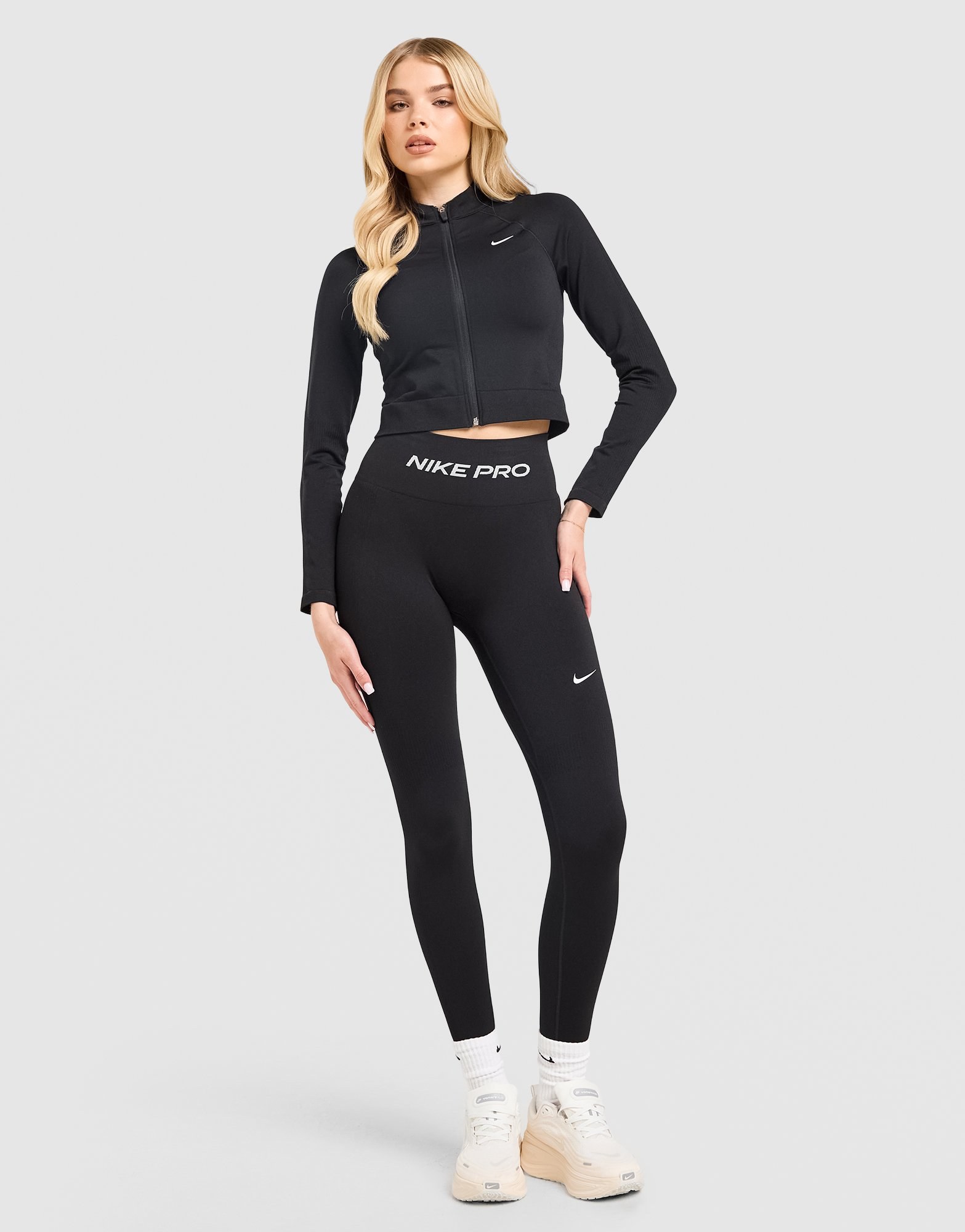 Nike Training Pro Seamless Full-Zip Oberteil