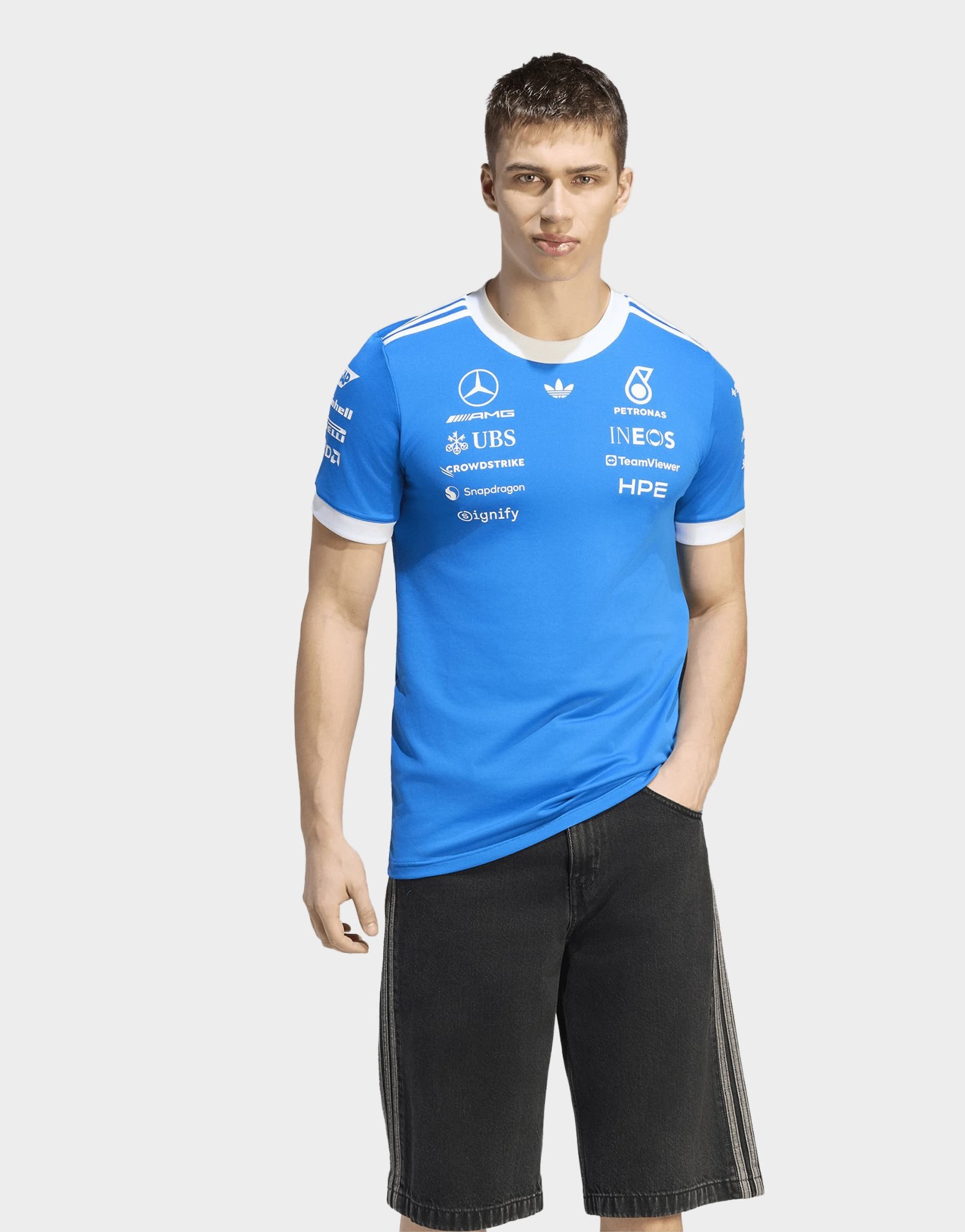 adidas Mercedes-amg Petronas Formula 1 Team Blue Wonder Driver Trikot