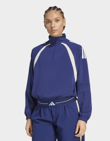 adidas Hyperglam Trainingsjacke, 3-streifen, Colourblock, Gewebt, Reißverschluss Bis Zur Brust
