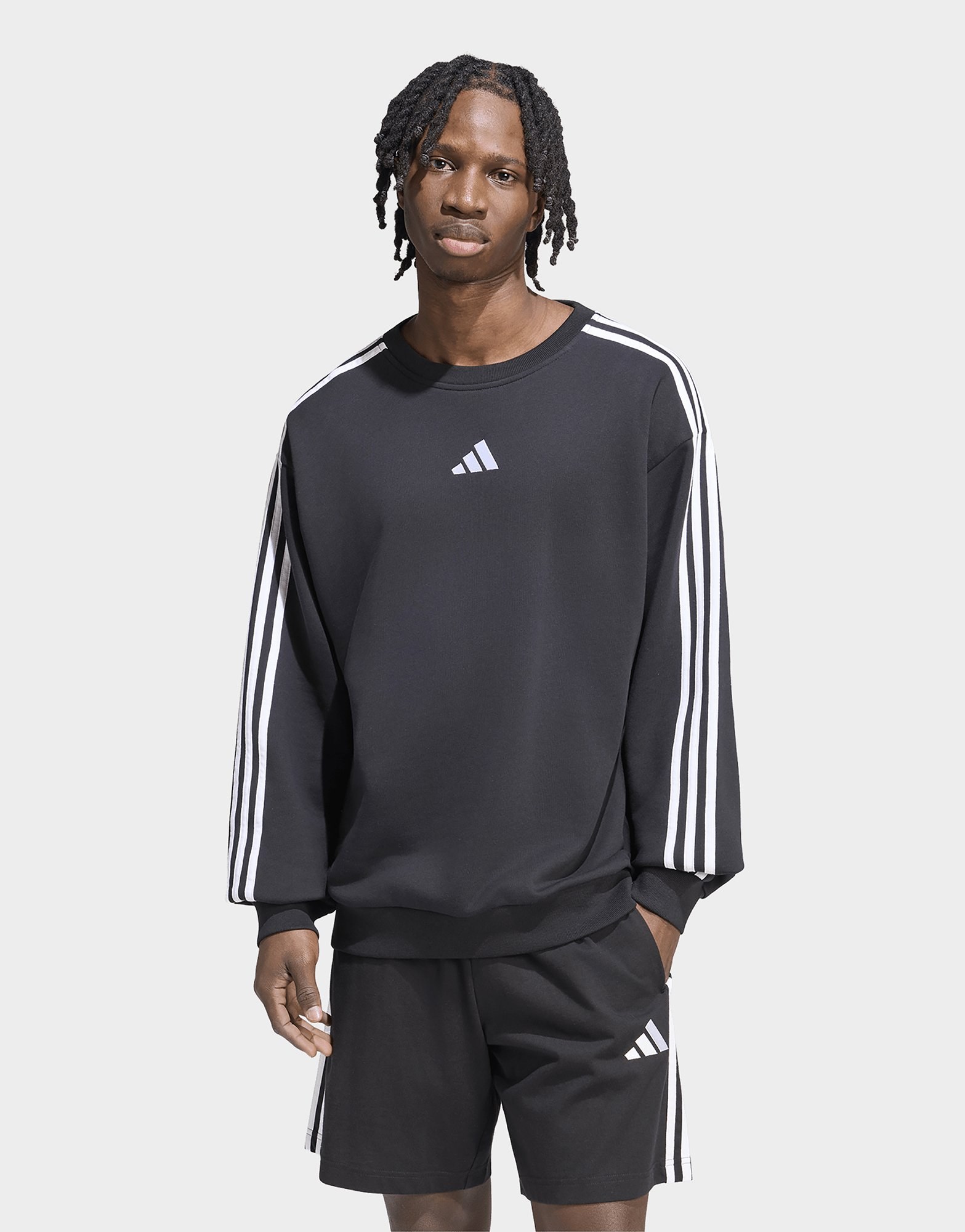 adidas Essentials 3-Streifen French Terry Sweatshirt