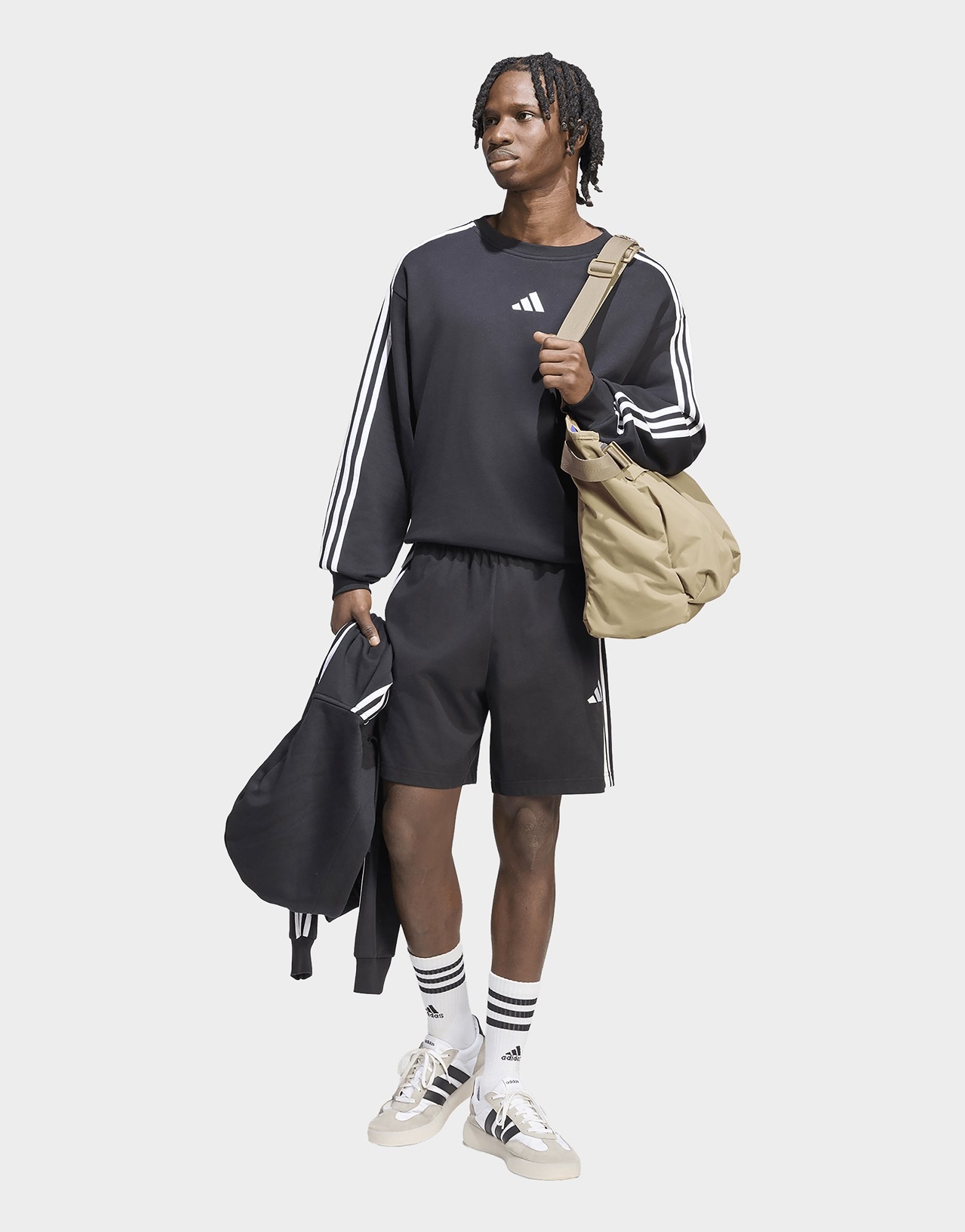 adidas Essentials 3-Streifen French Terry Sweatshirt