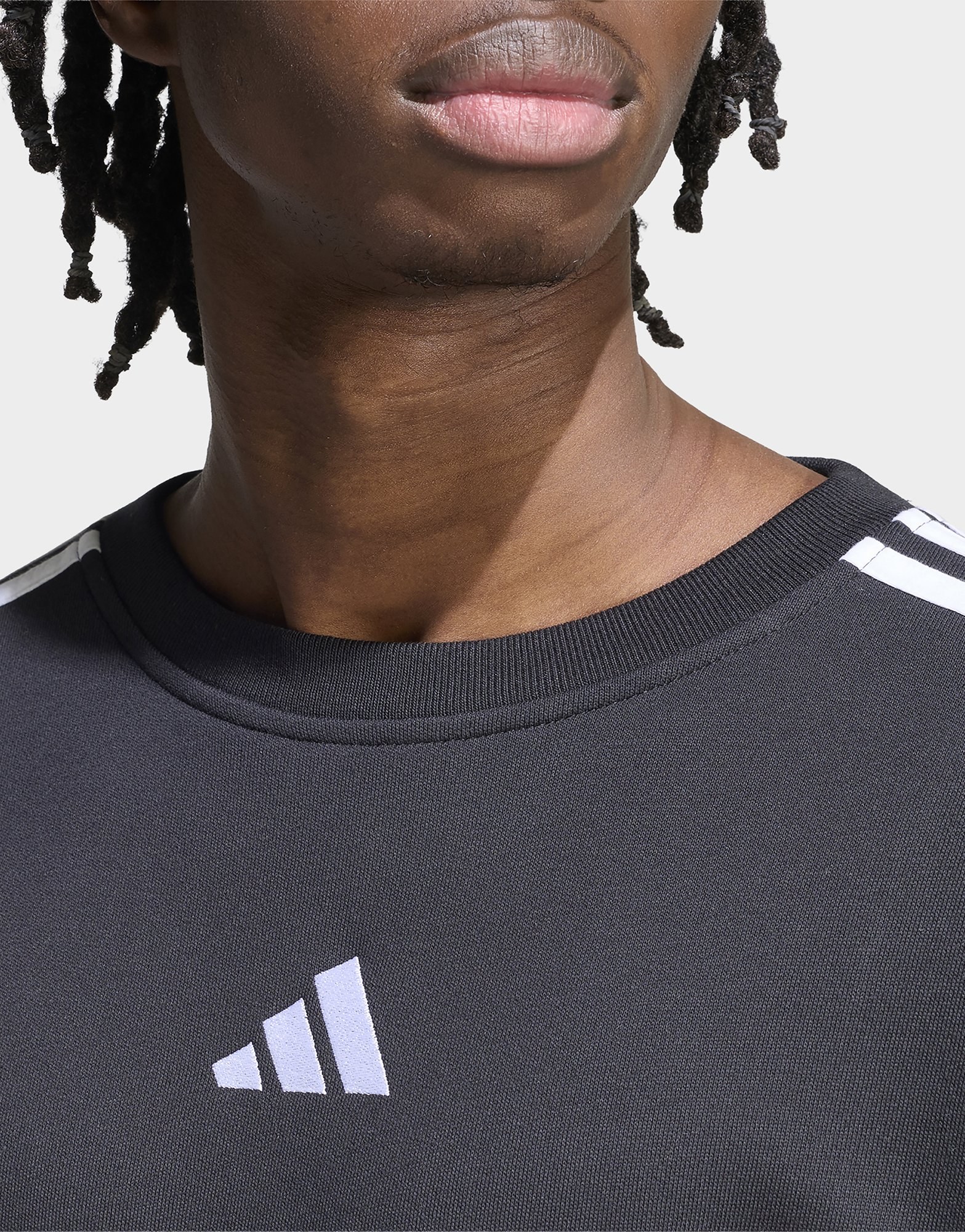 adidas Essentials 3-Streifen French Terry Sweatshirt