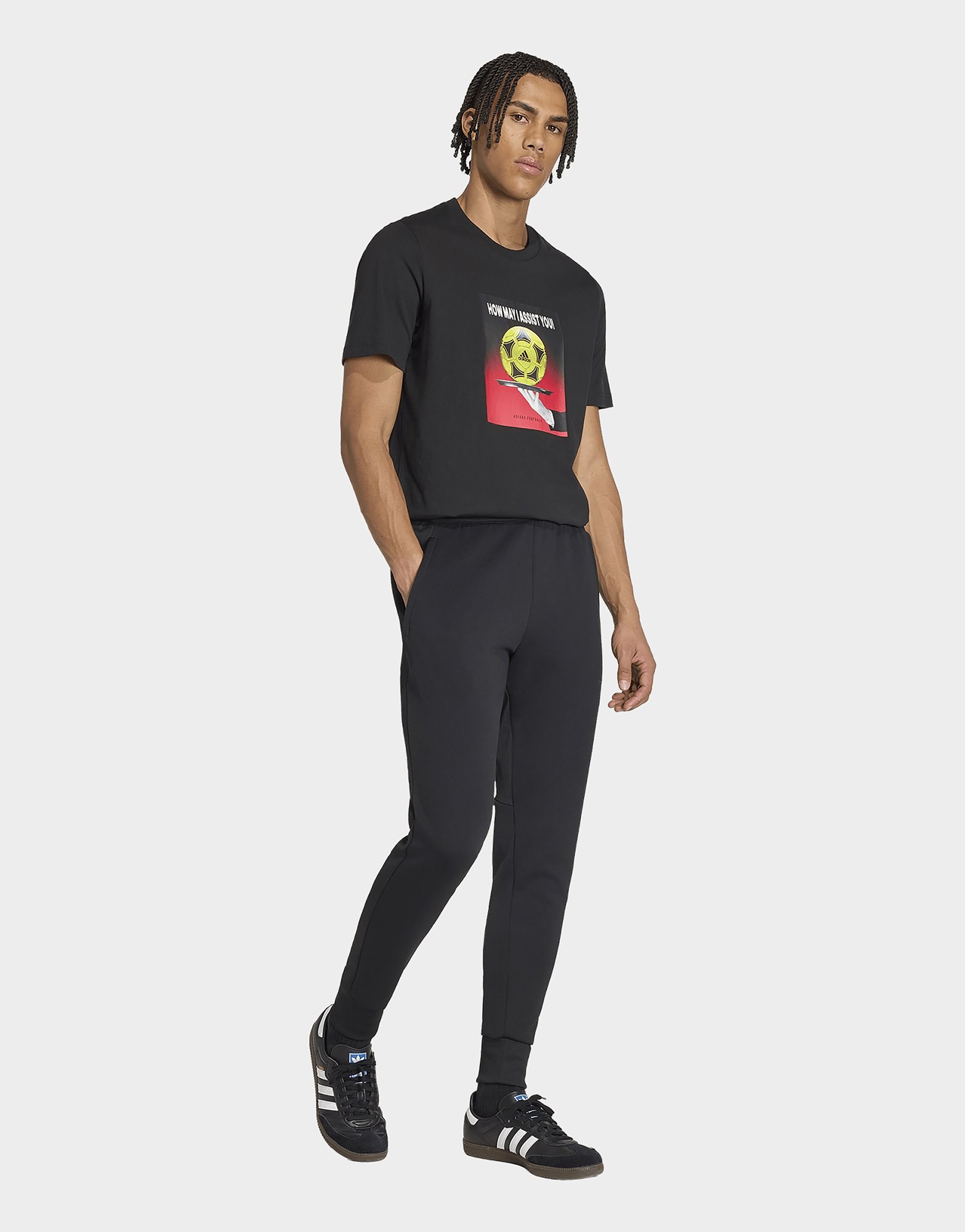 adidas Fussballslogan Grafik T-shirt