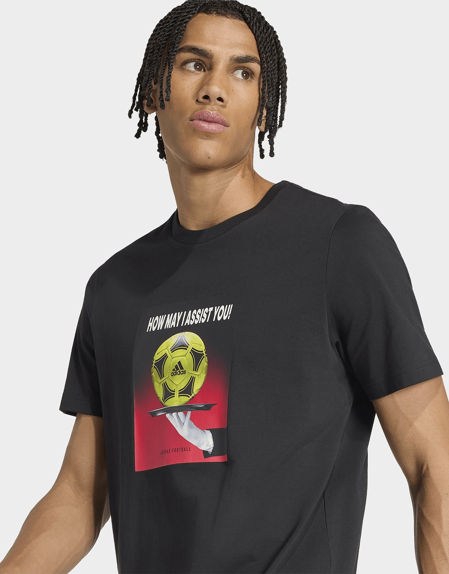 adidas Fussballslogan Grafik T-shirt