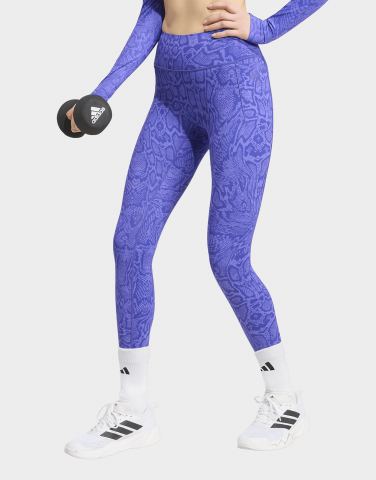 adidas Optime Primelift 7/8-leggings, Schlangenprint