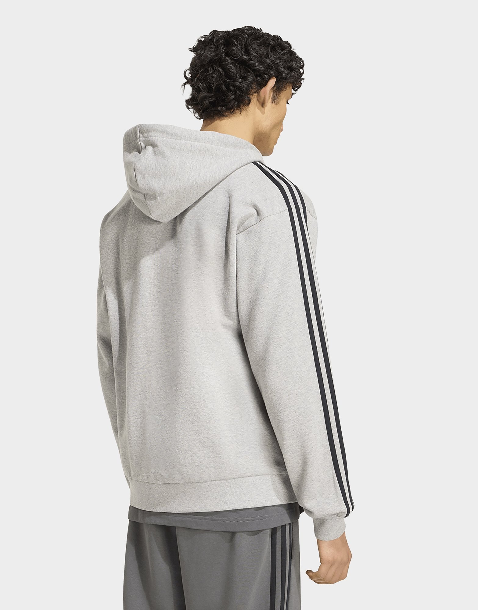 adidas Essentials 3-Streifen French Terry Kapuzenjacke