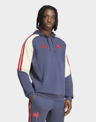 adidas Frankreich Rugby Kapuzenjacke