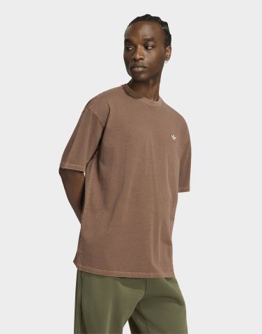 adidas Trefoil Essentials T-shirt, Verwaschene Optik, Locker Geschnitten, Überschnittene Schulter