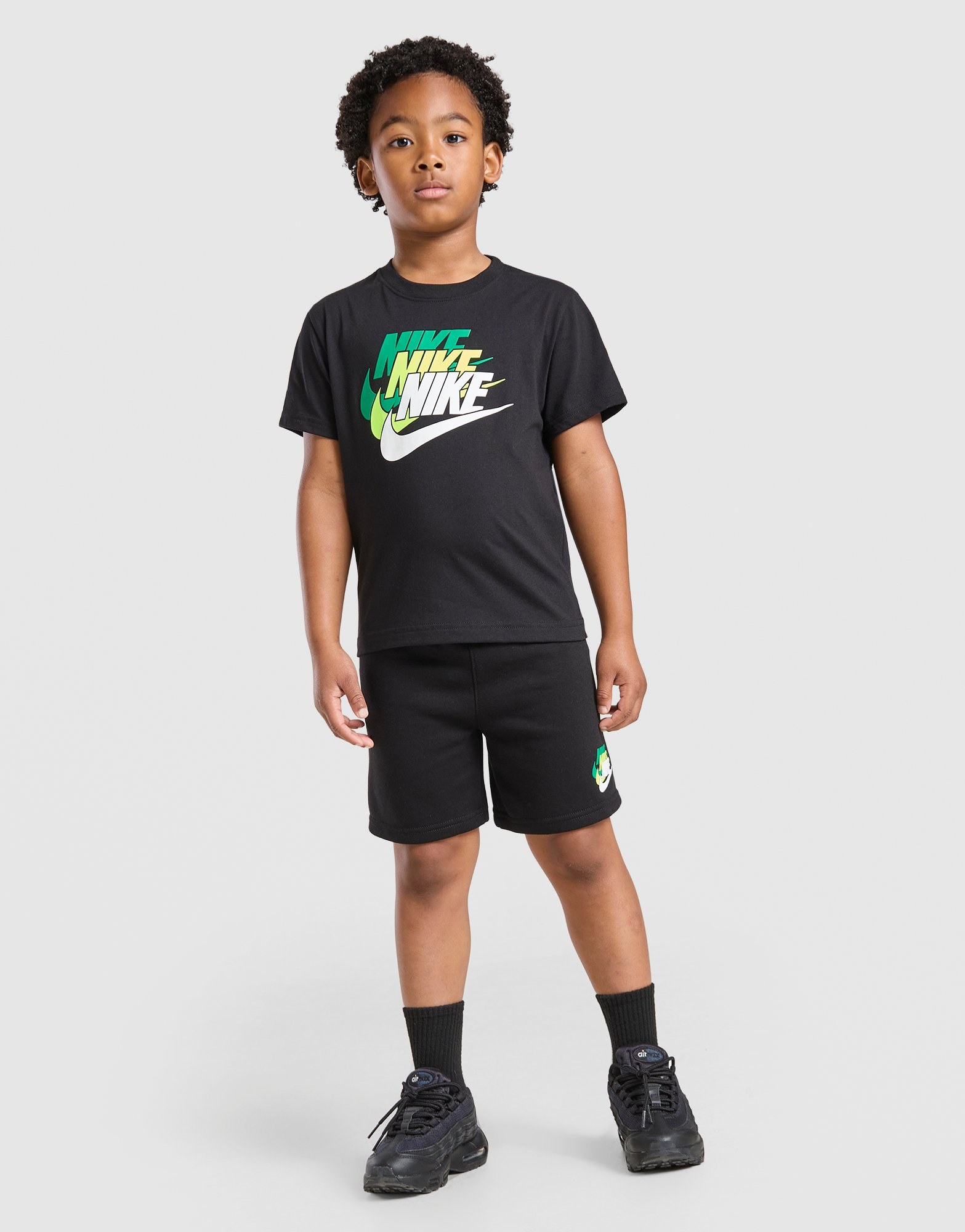 Nike Repeat Logo T-Shirt/Shorts Set Children