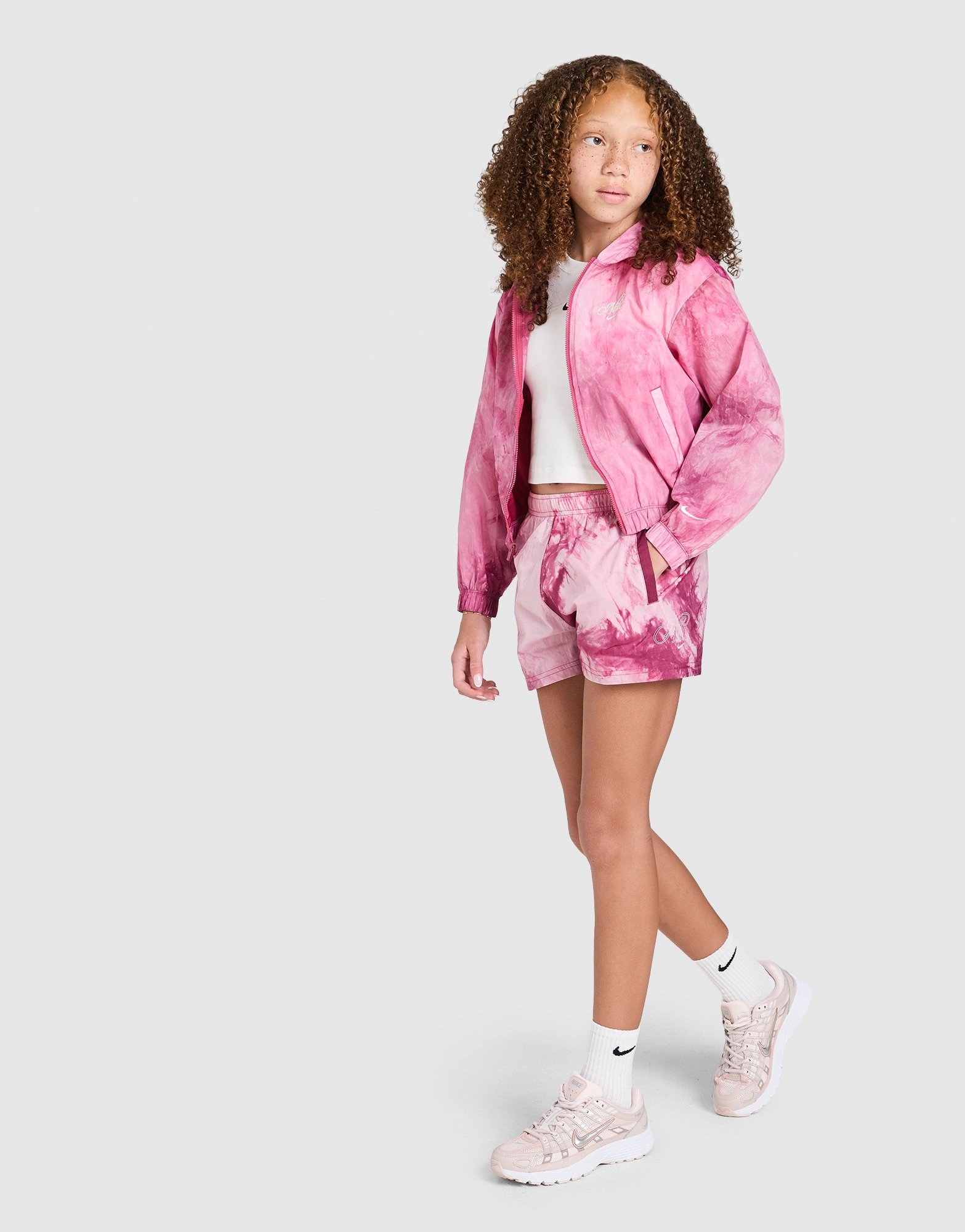 Nike Girls' Woven All Over Print Shorts Junior