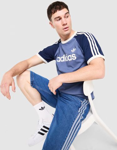 adidas Originals Colour Block 3-Streifen T-Shirt