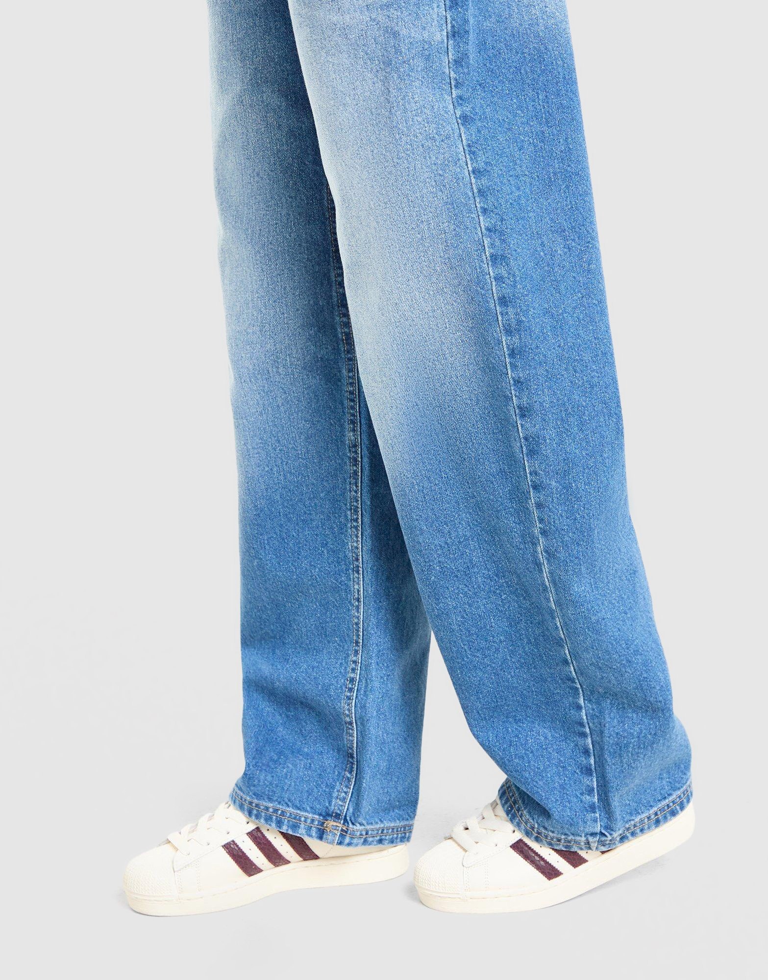 Unlike Humans Mid-Rise Loose Jeans Damen