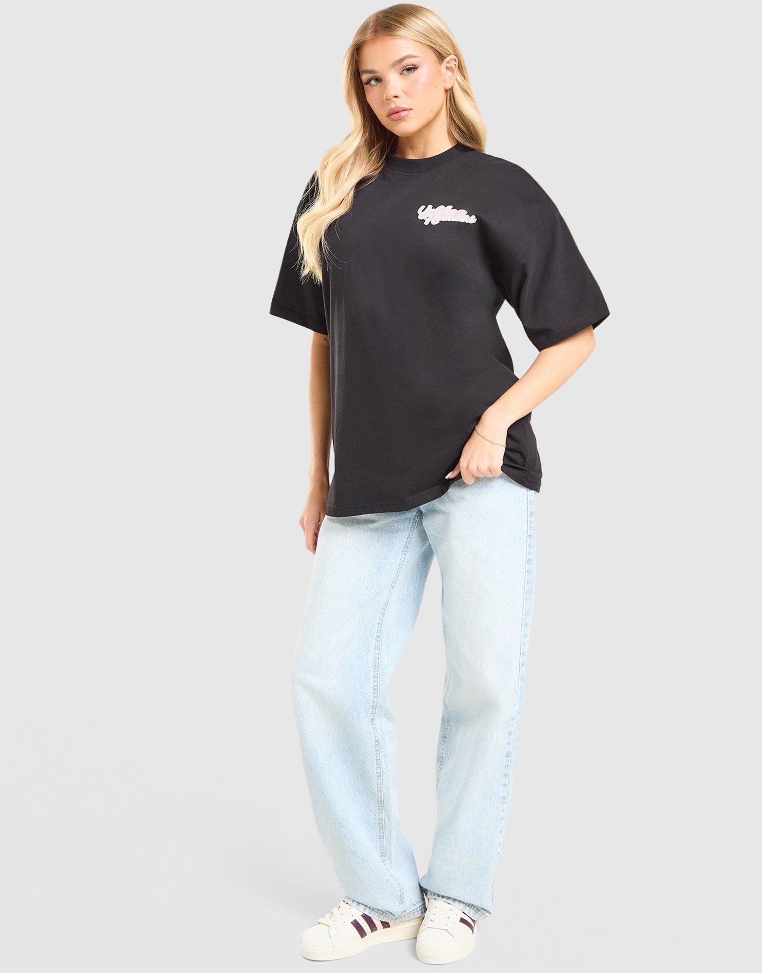 Unlike Humans Mid-Rise Loose Jeans Damen