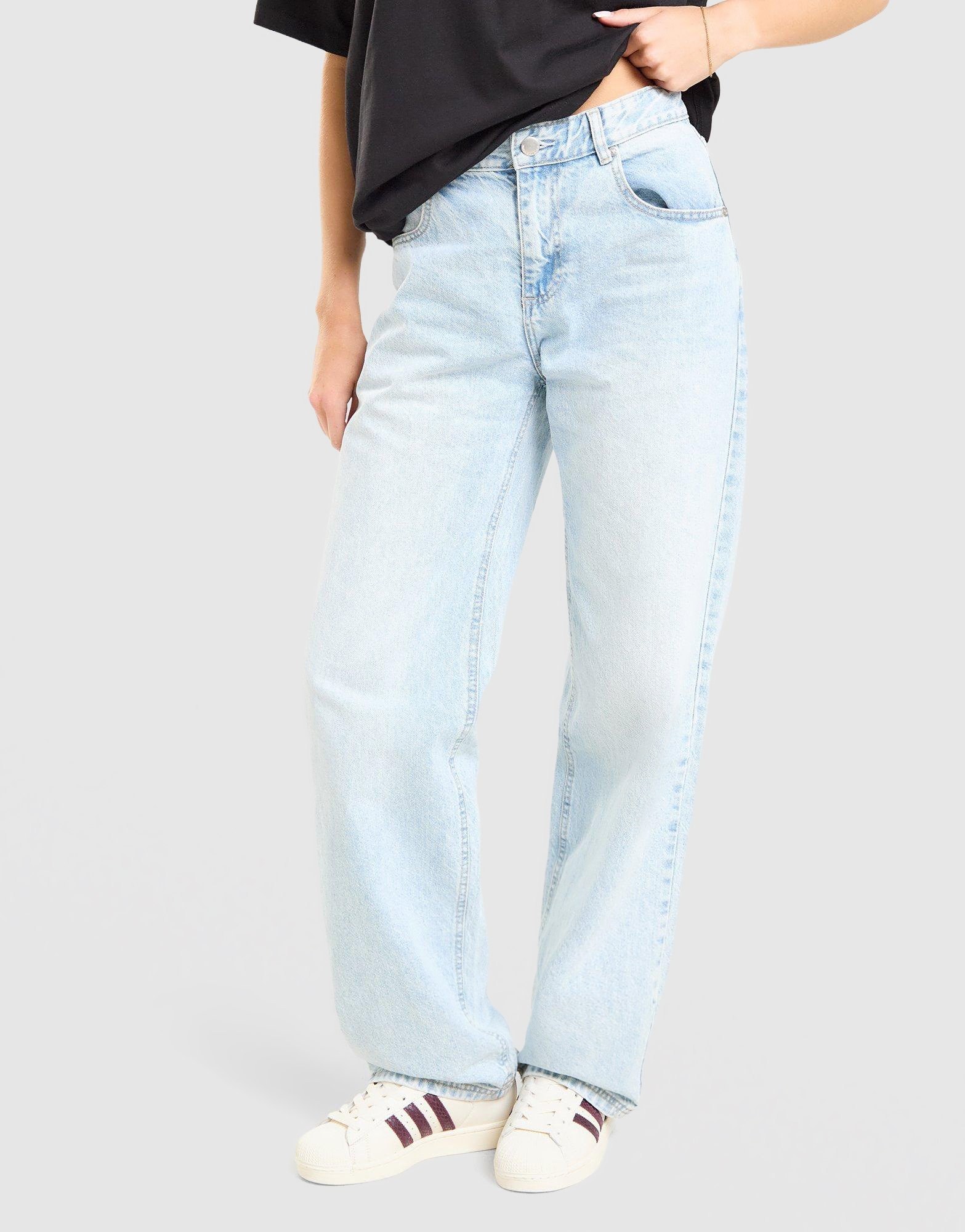 Unlike Humans Mid-Rise Loose Jeans Damen