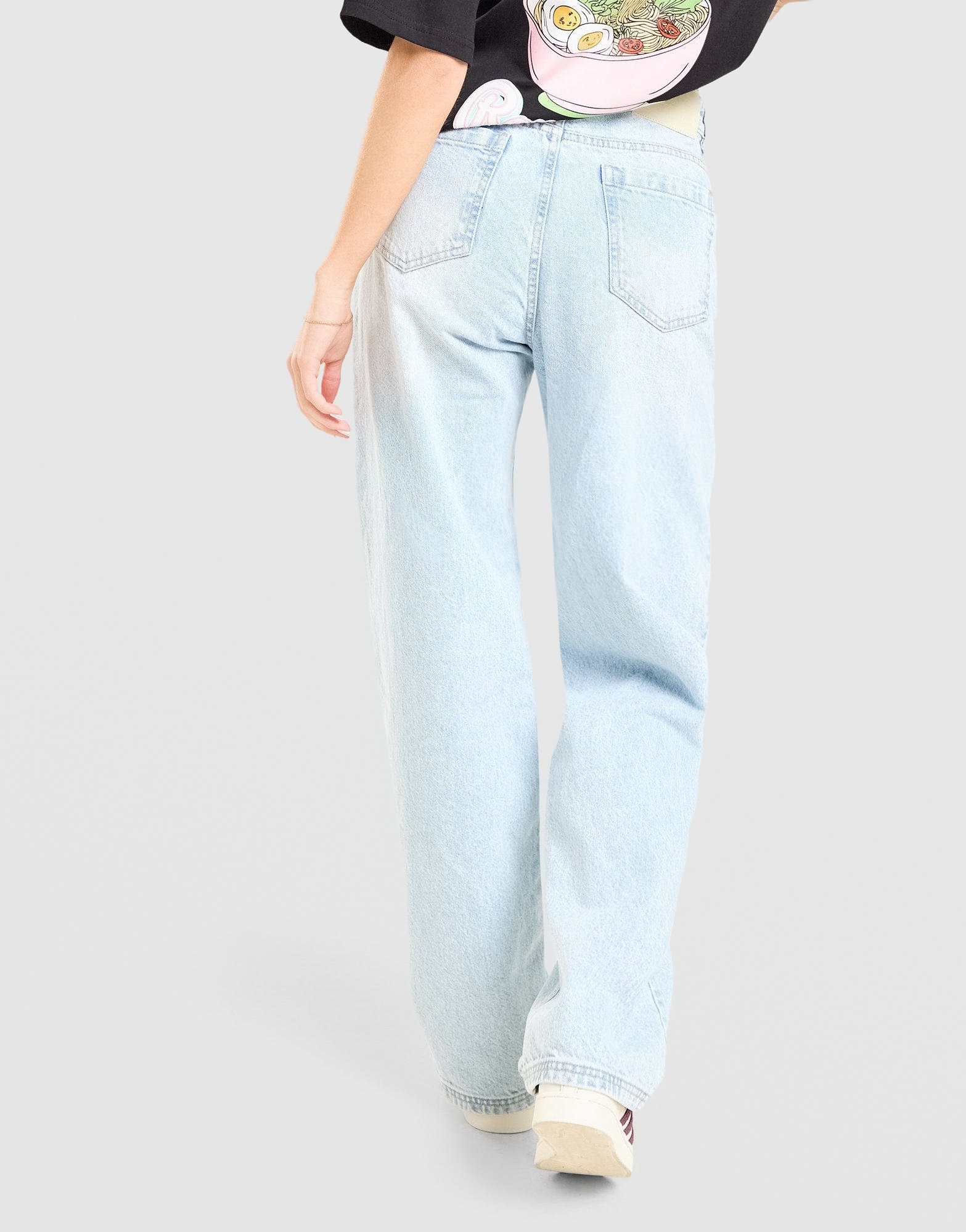 Unlike Humans Mid-Rise Loose Jeans Damen